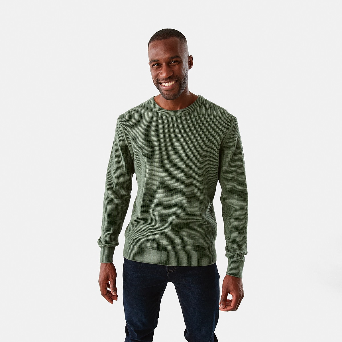 Wes Crew Neck Knit Jumper Kmart