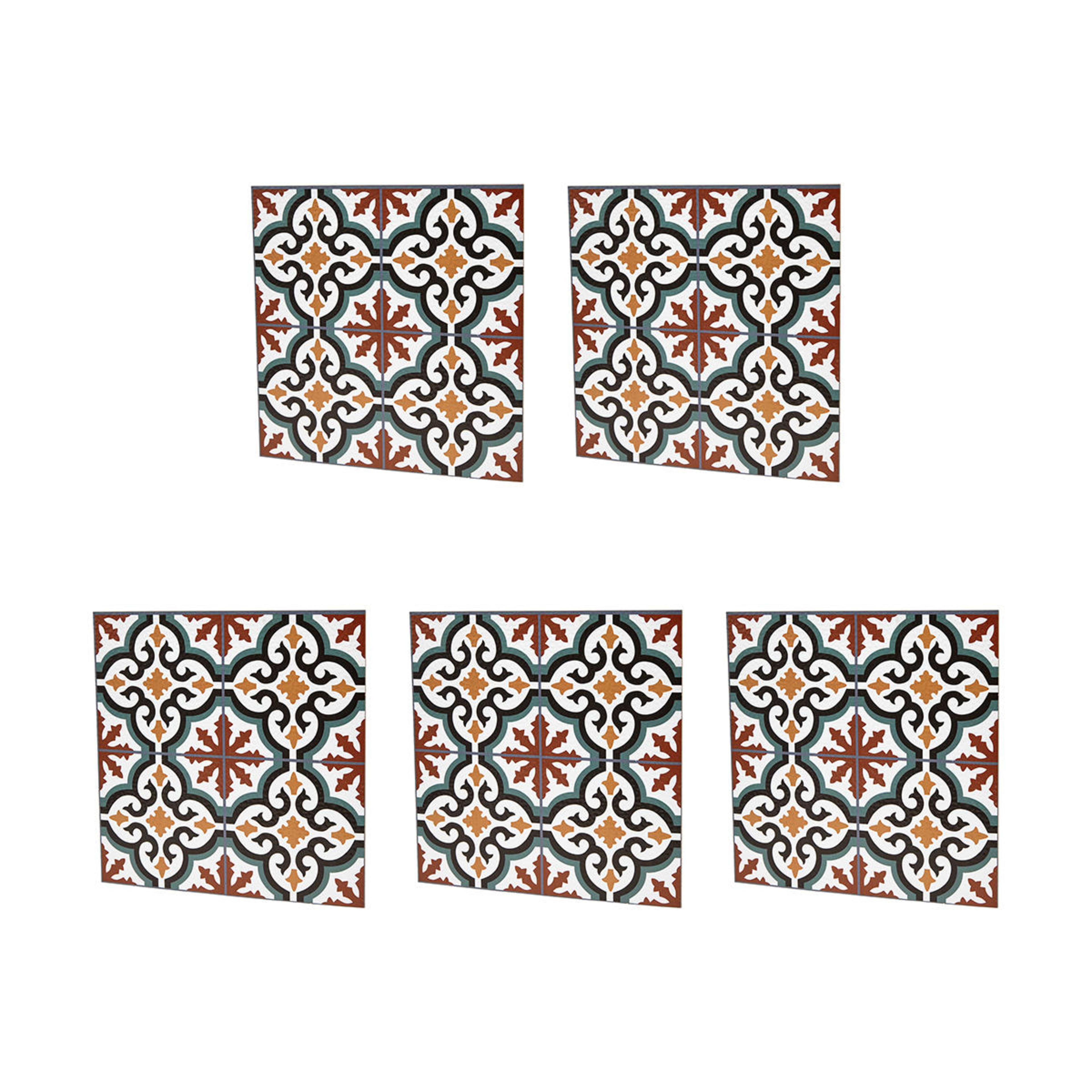 8 Pack Vinyl Floor Tiles Patterned Kmart