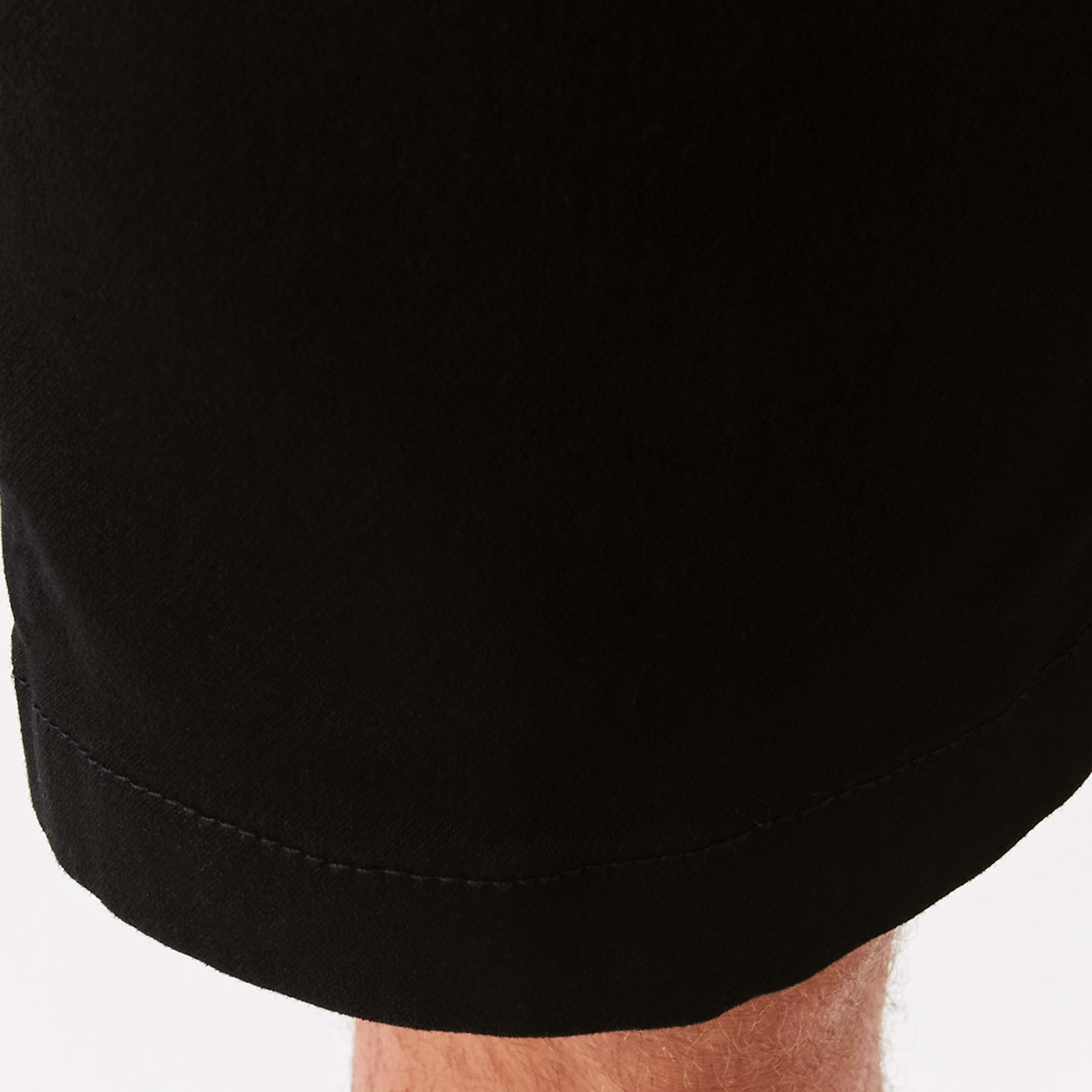 6 Knit Denim Shorts Black, 6 of 7