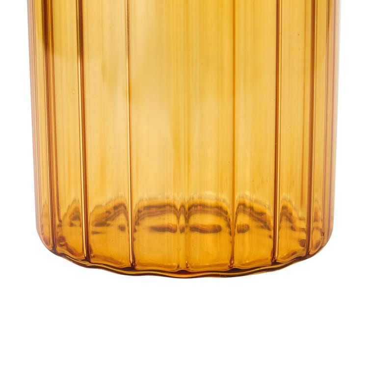 6 Amber Wavy Tumblers - Kmart