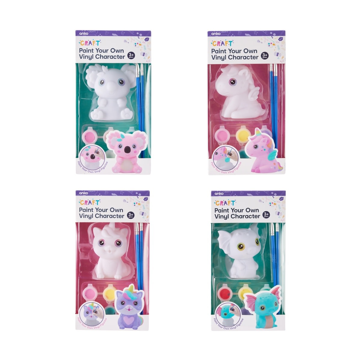 Paint Your Own Vinyl Character Kit Assorted Kmart NZ