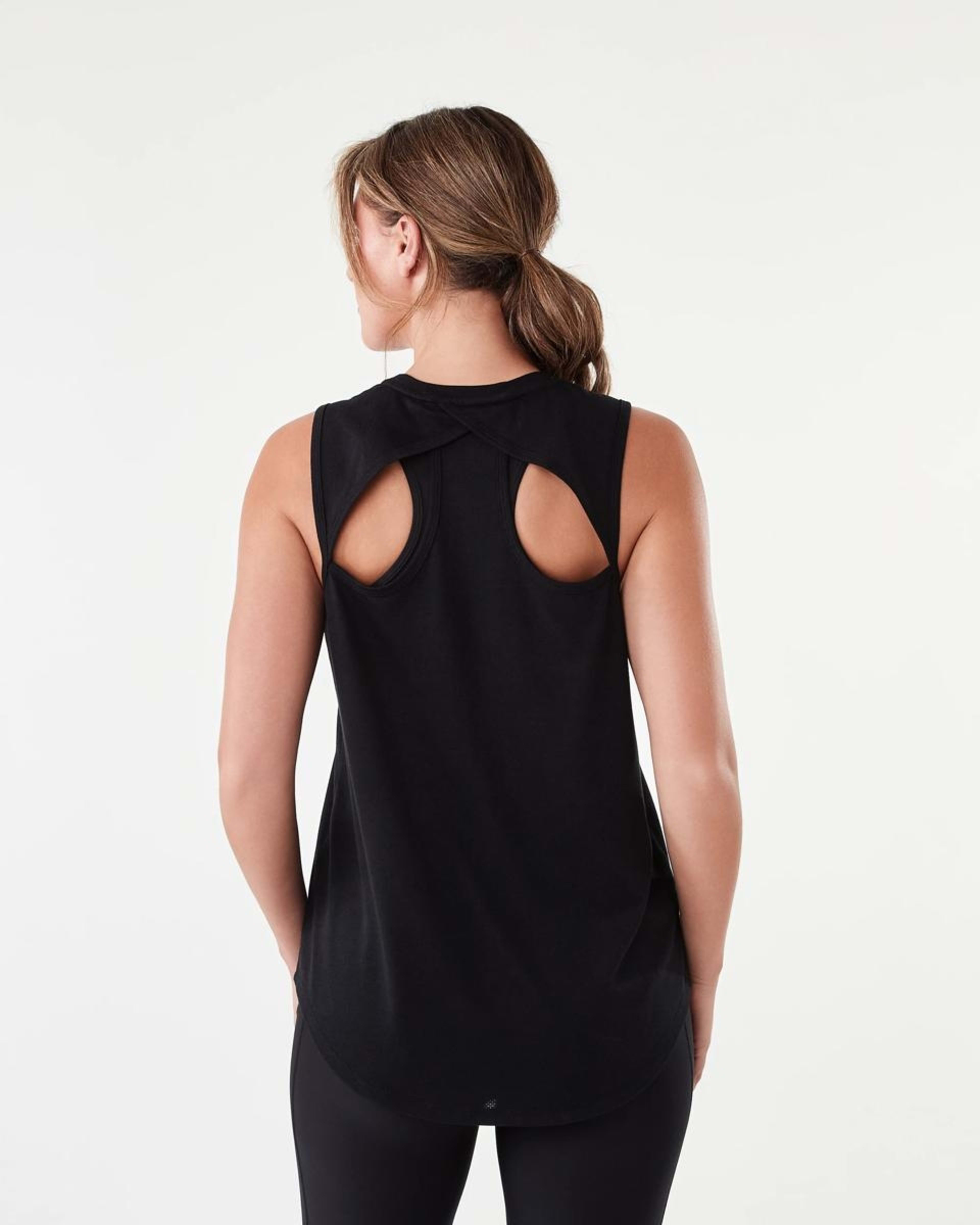 3 Everlast Womens Keyhole Tank Black, 3 of 8