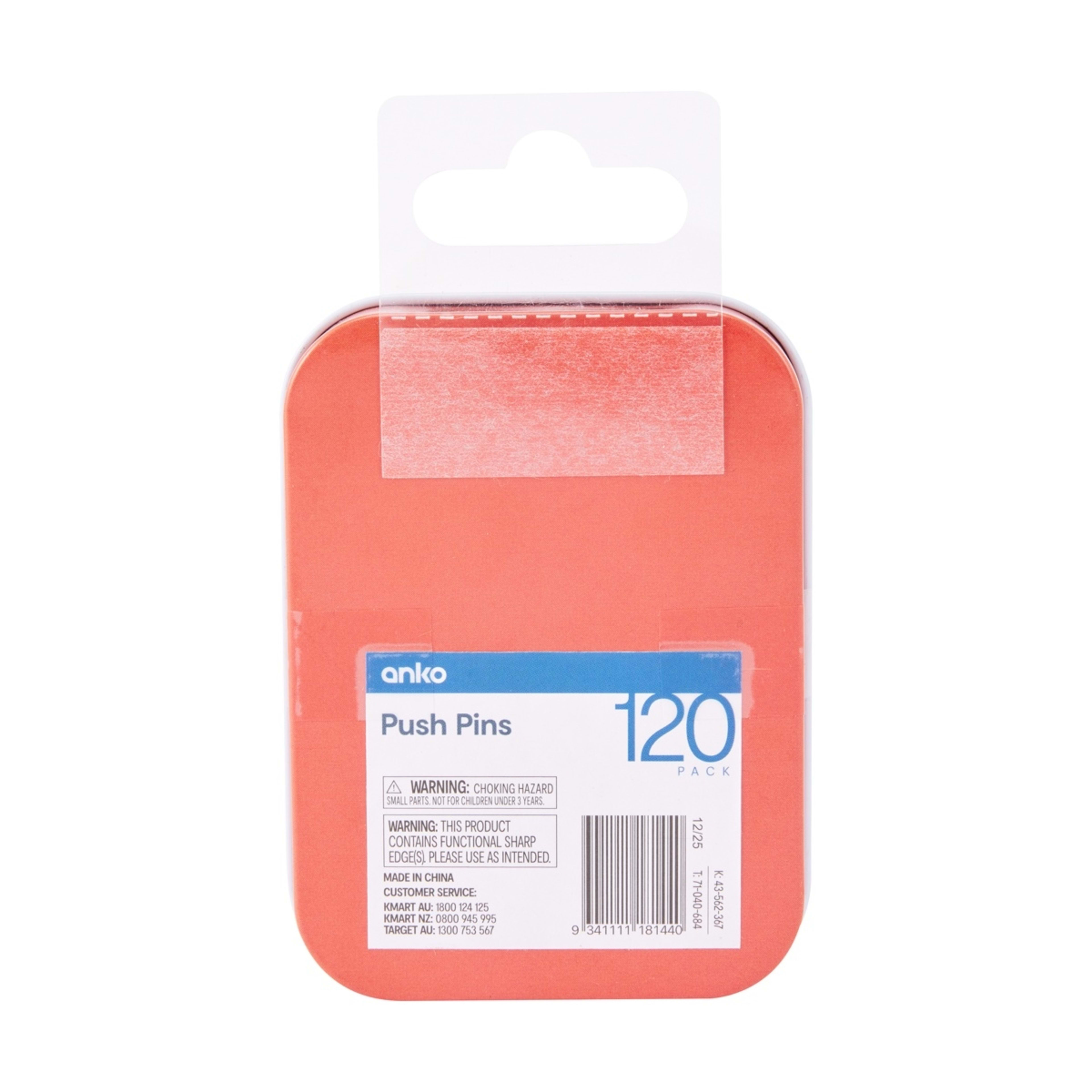 6 120 Pack Push Pin, 6 of 6
