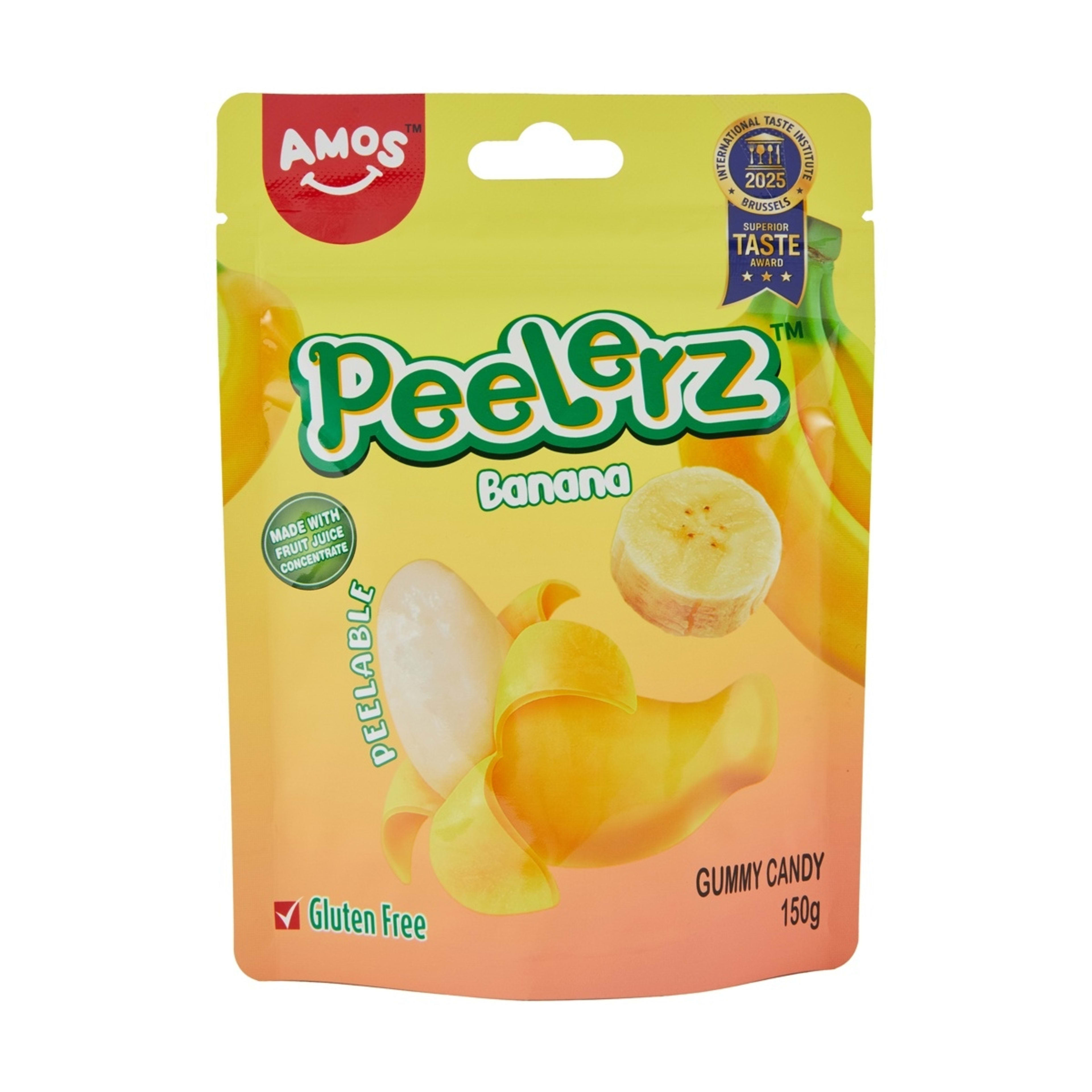 1 Amos Peelerz Banana Gummy Candy 150g, 1 of 3