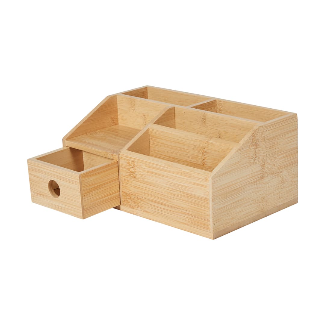 Bamboo Desk Organiser Kmart