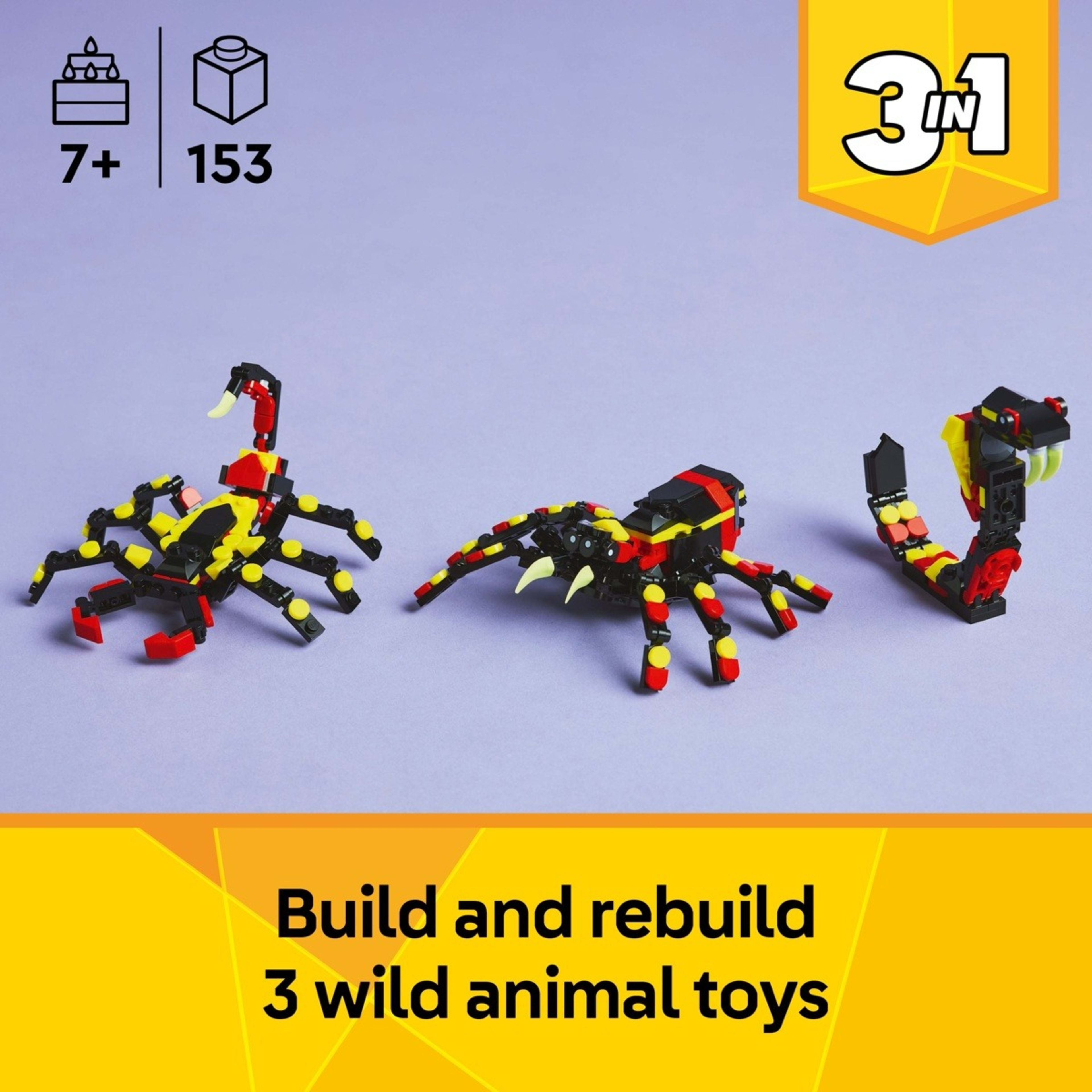 5 LEGO Creator Wild Animals: Surprising Spider 31159, 5 of 10