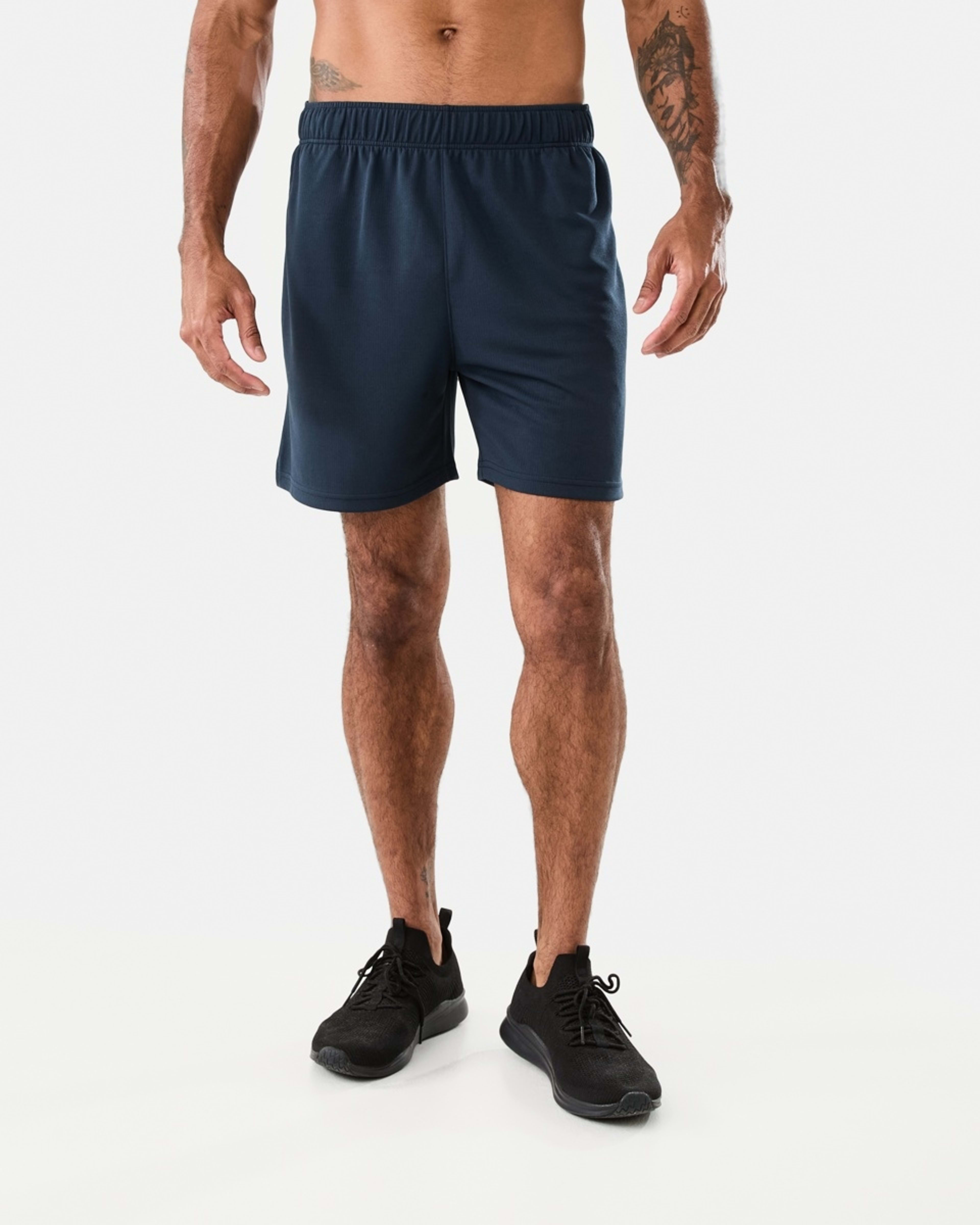 7 Active Mens Comfort Sports Shorts Navy, 7 of 7