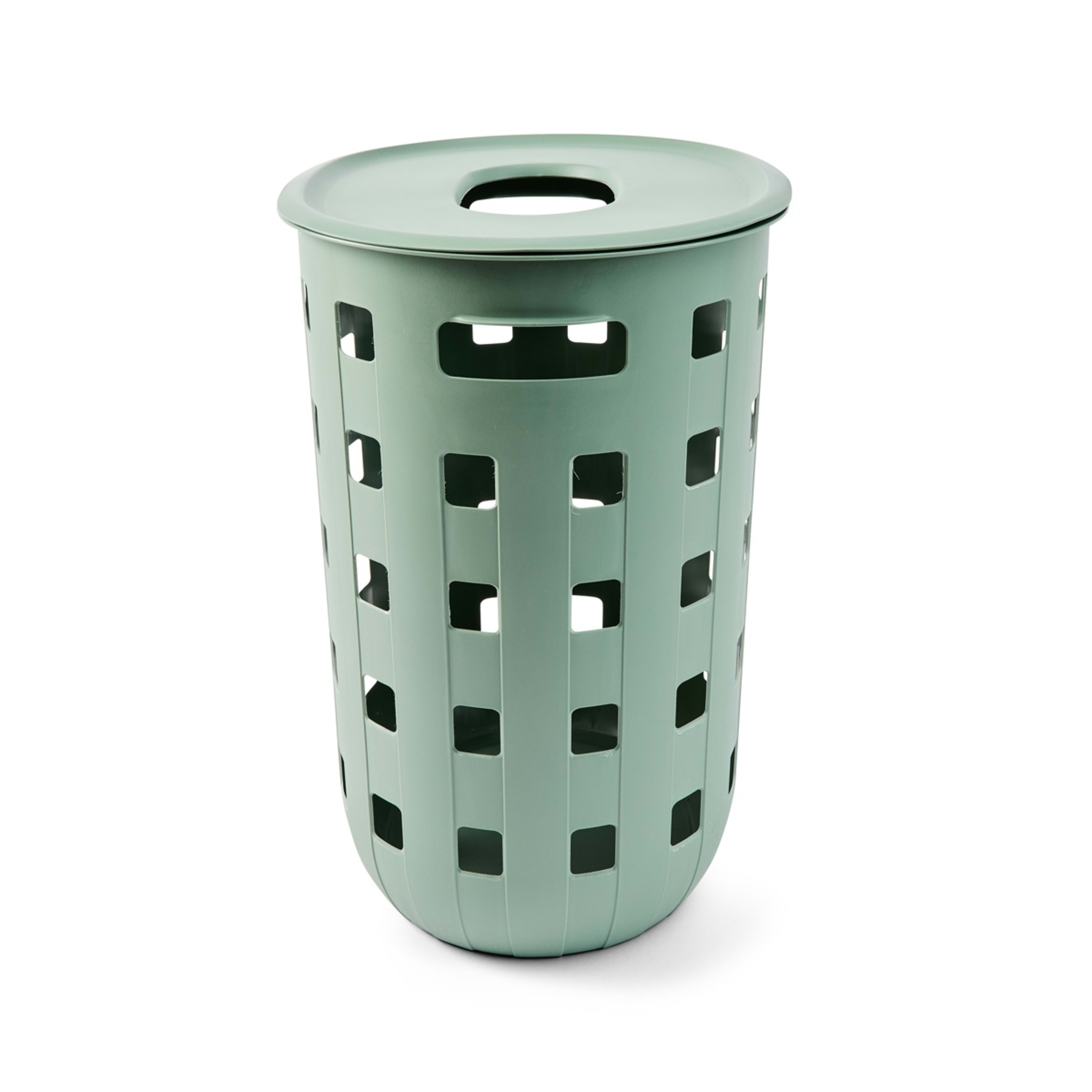 6 80L Trellis Laundry Hamper - Green, 6 of 7