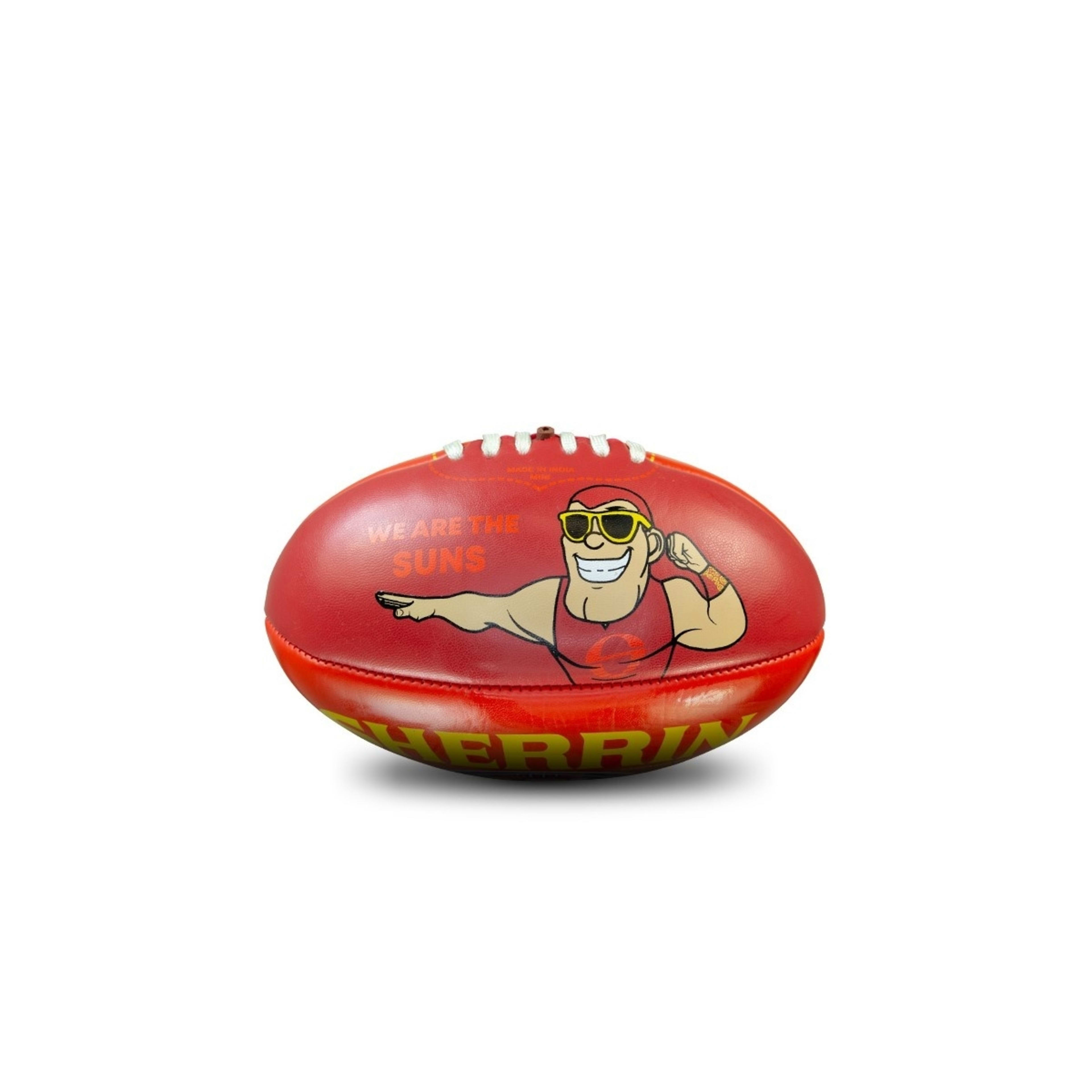 1 Sherrin Official AFL Gold Coast SUNS Softie Ball