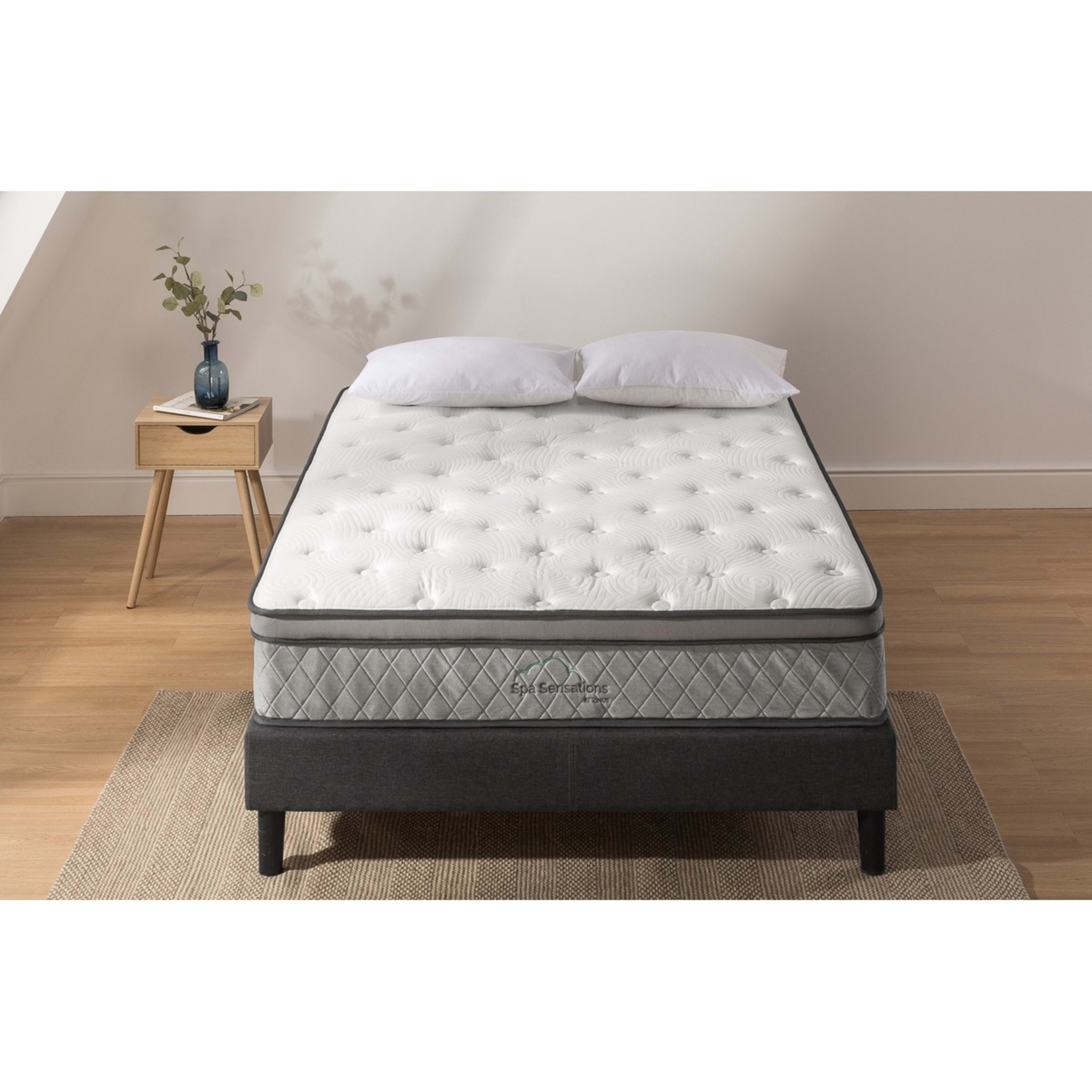 Double Bed Euro Top Pocket Spring Mattress Kmart
