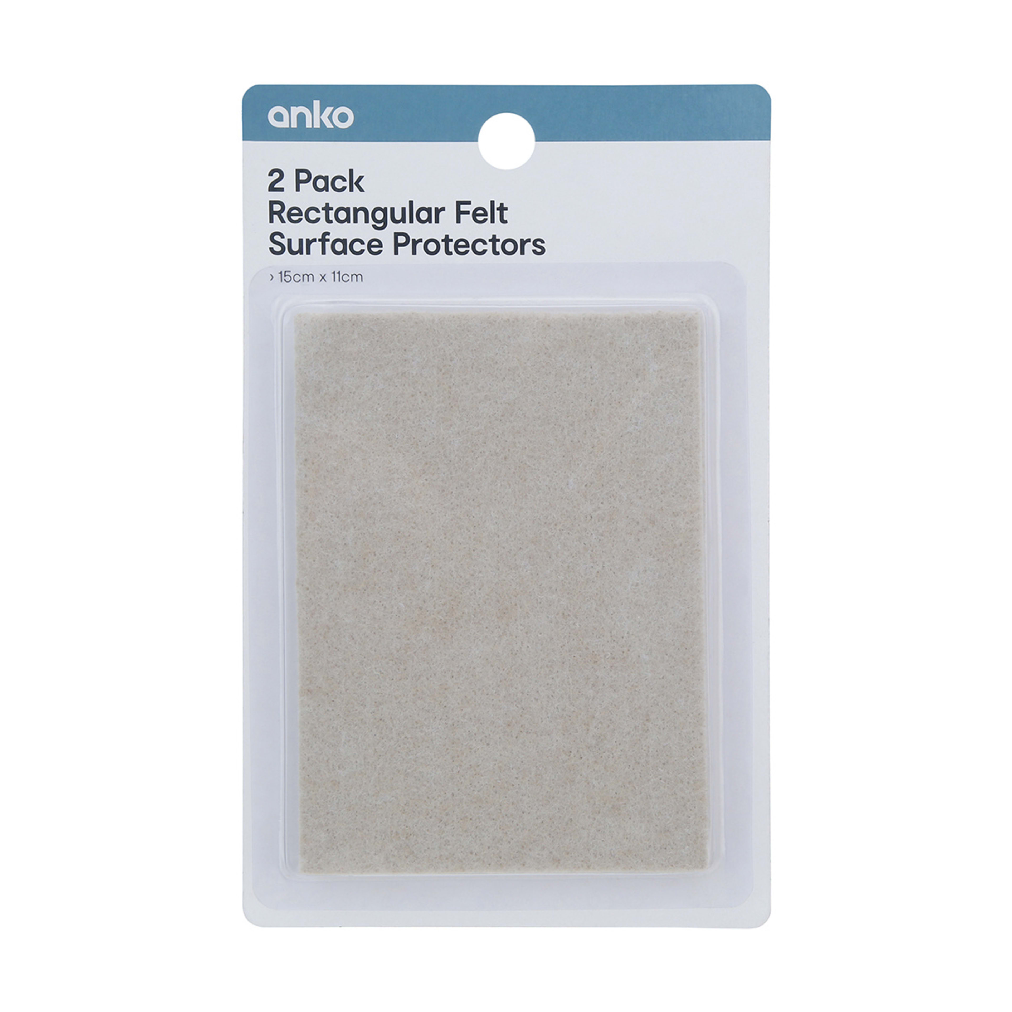 2 Rectangular Felt Surface Protectors - 15x11cm, 2 of 2