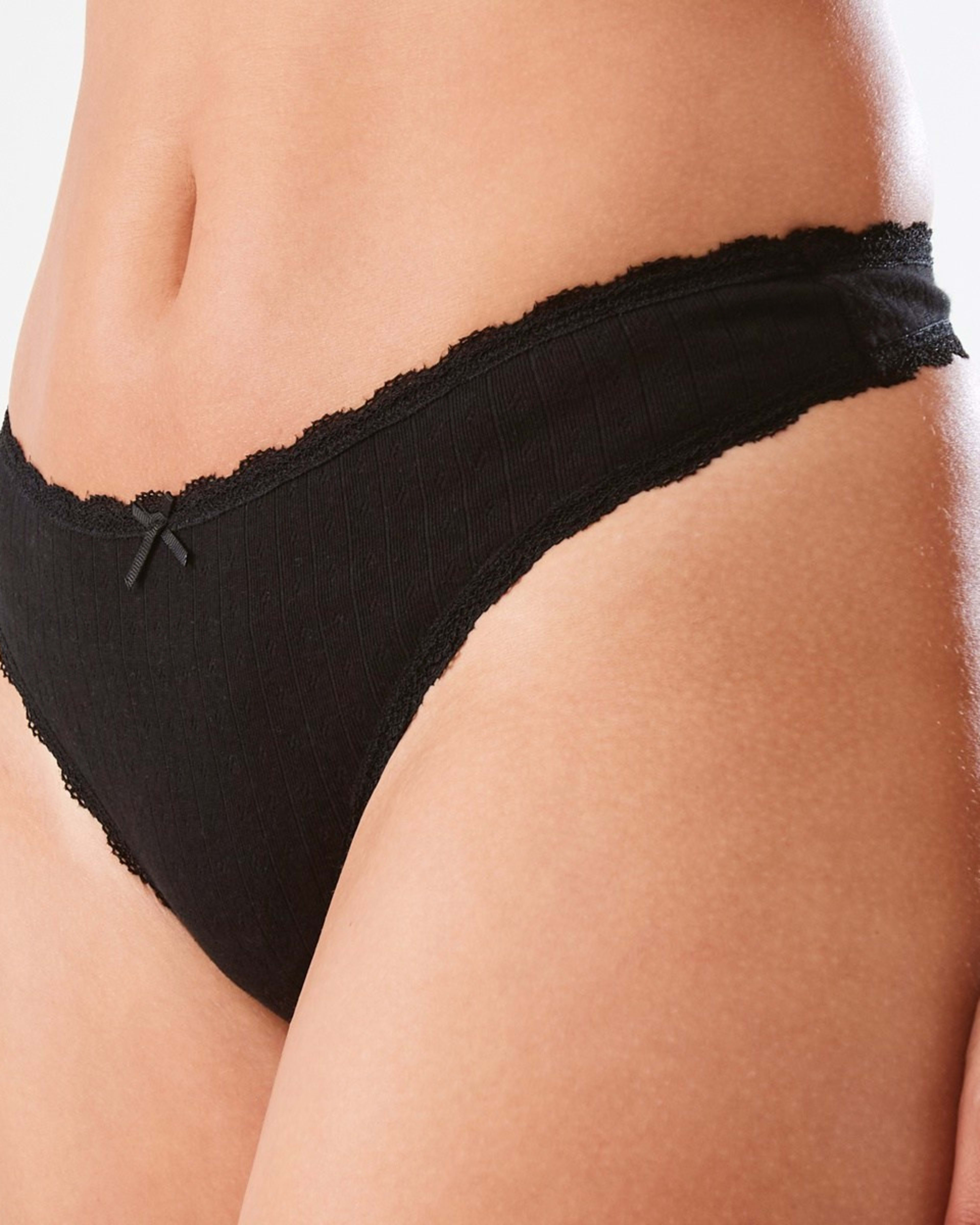 7 3 Pack Pointelle G-String Briefs Dtsy H Pk, 7 of 8
