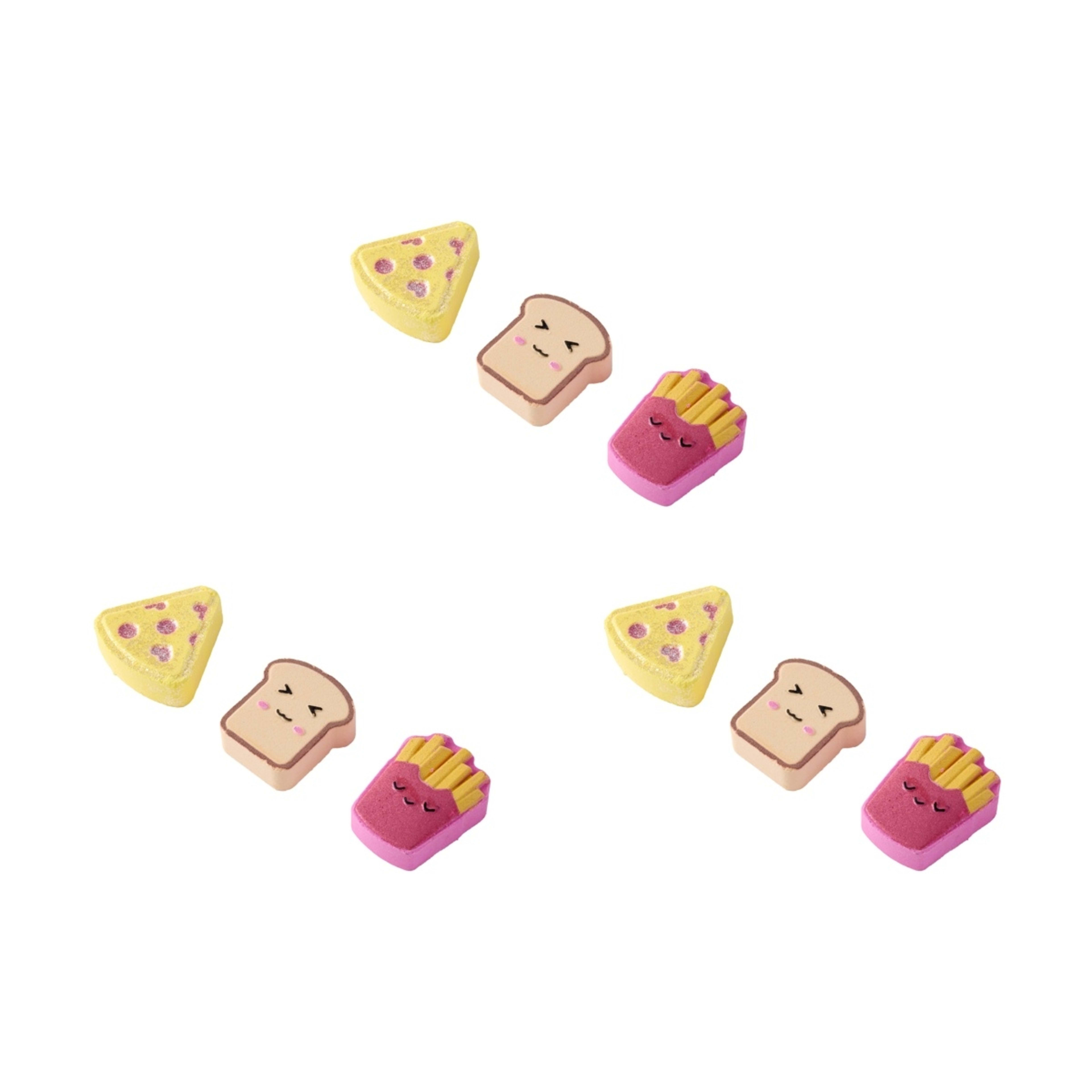 3 OXX Bodycare 9 Piece Multi Bath Fizzers - Caramel Vanilla Scented, 3 of 5