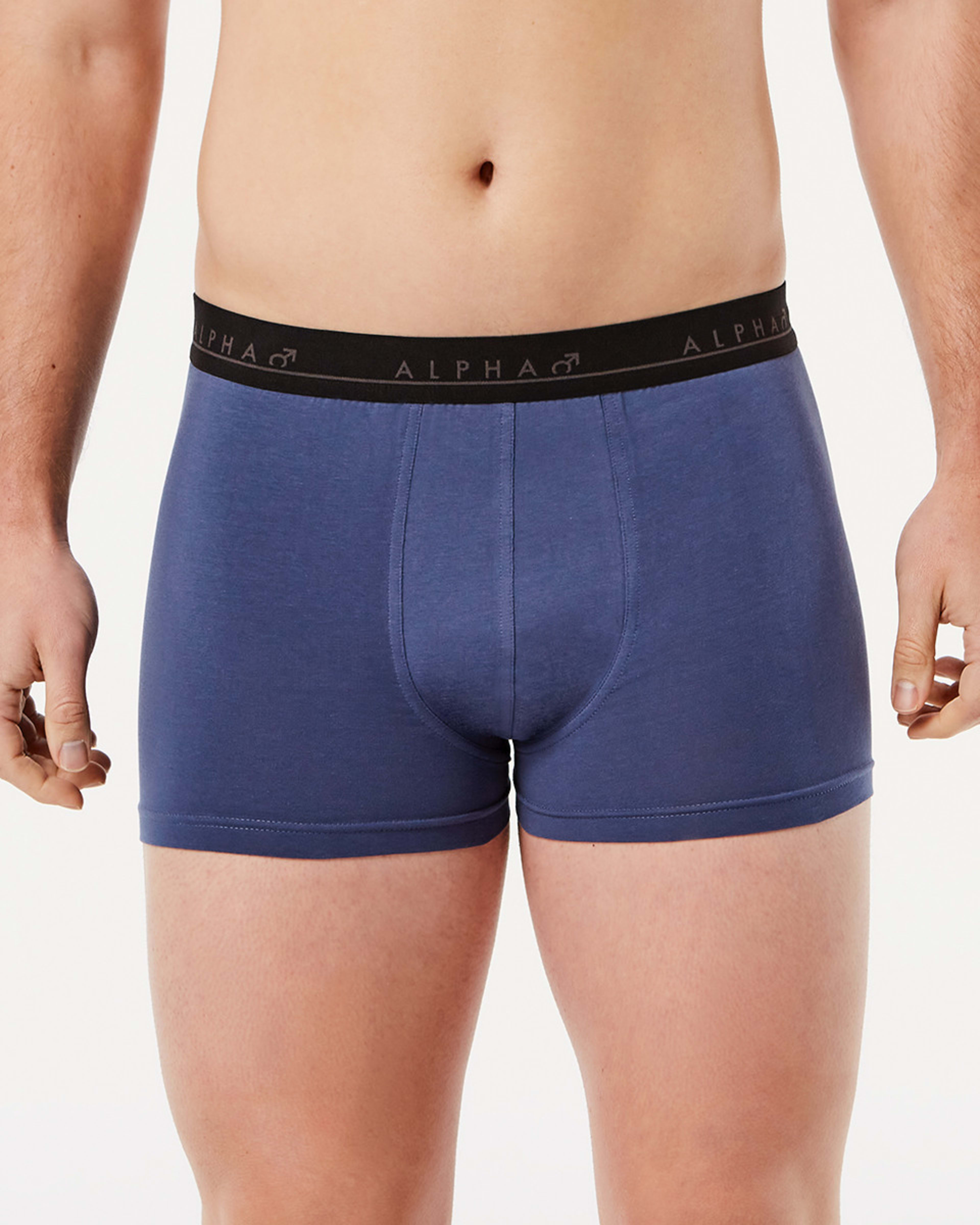 3 5 Pack Plain Trunks TURQUOISE BLUE, 3 of 10