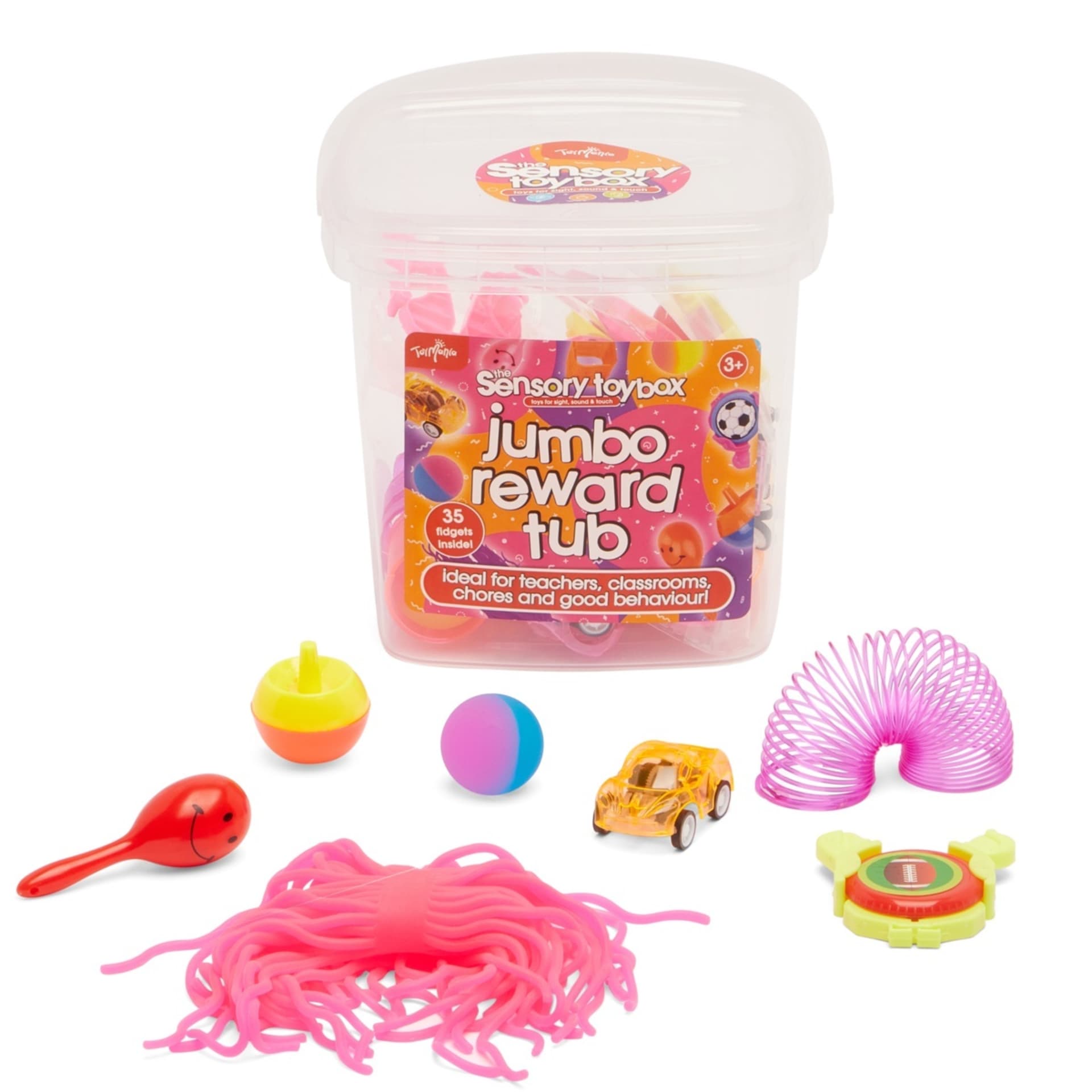ToyMania The Sensory Toy Box Jumbo Reward Tub Brights Kmart