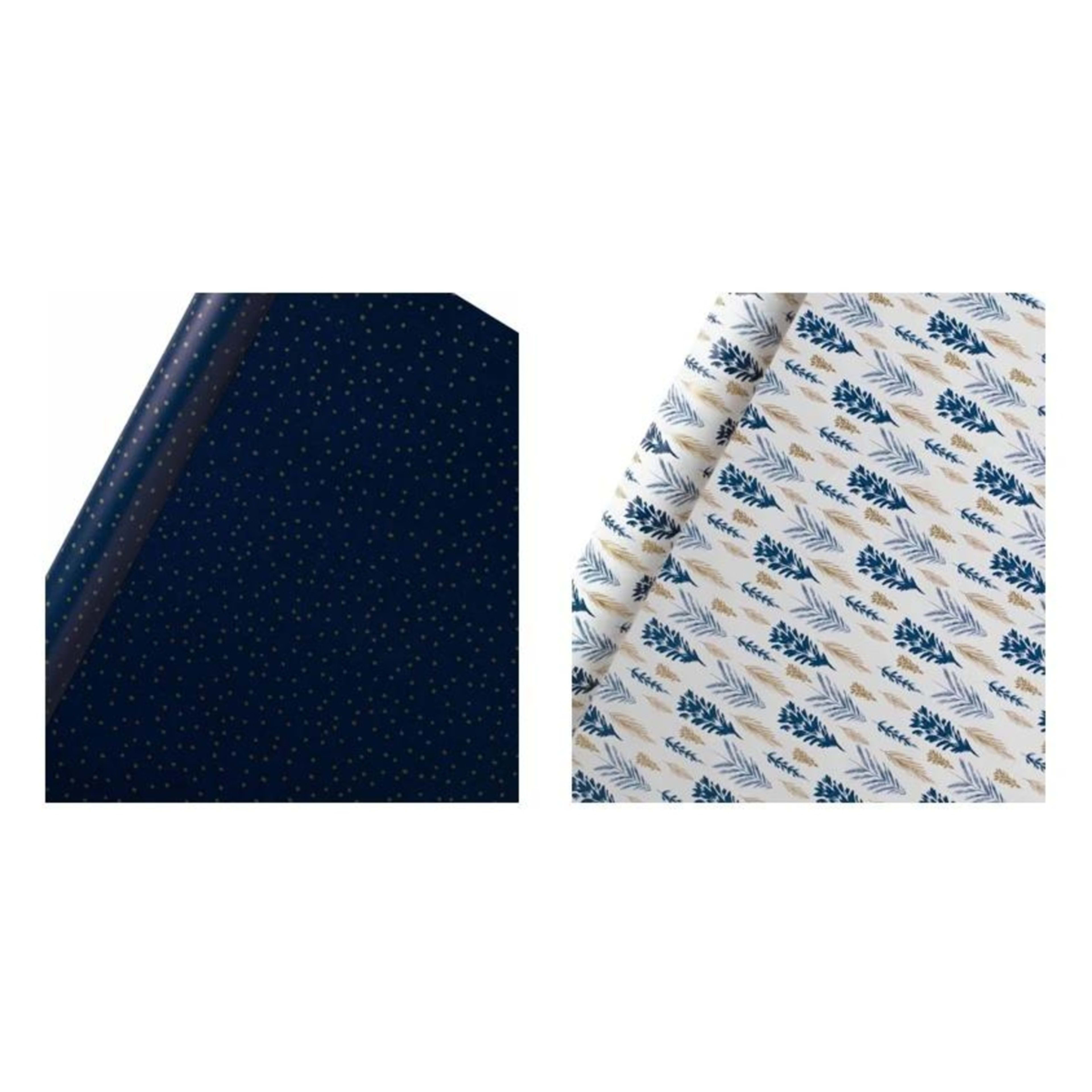 1 Hallmark Christmas Gift Wrap Roll - Festive, Assorted, 1 of 3