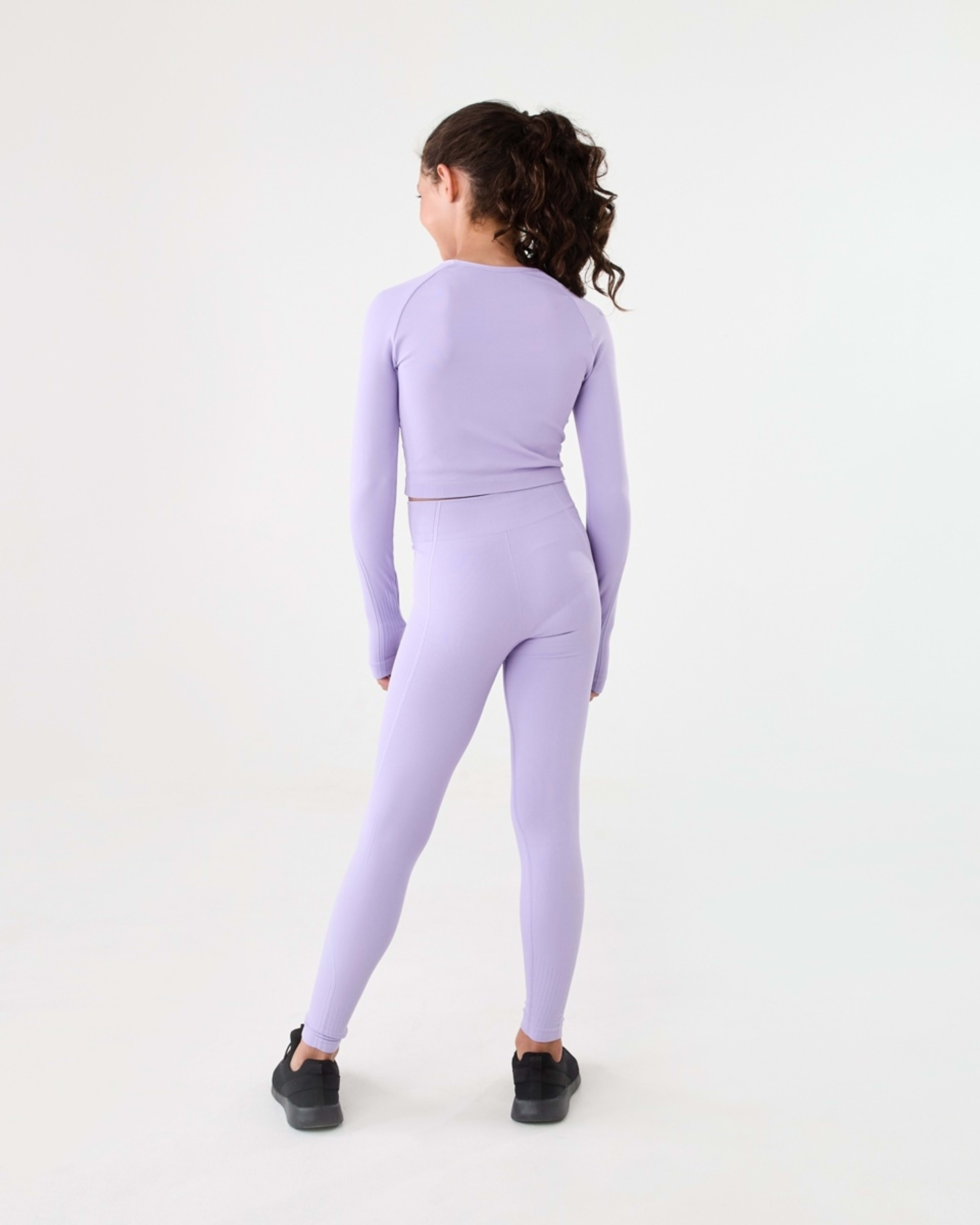 7 Active Long Sleeve Seamfree Top Ptl Purple, 7 of 9