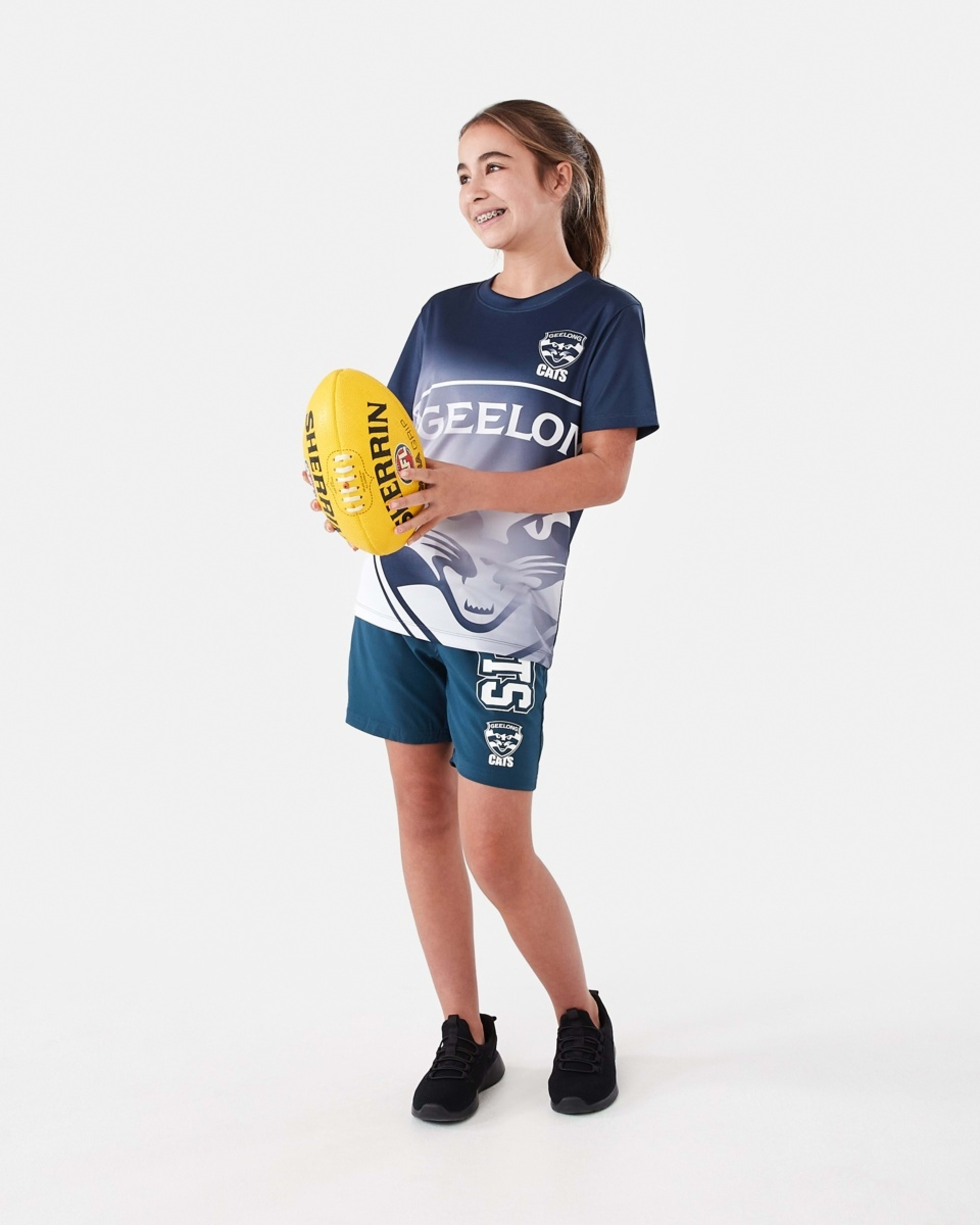 1 Official AFL Kids Training T-shirt Geelong