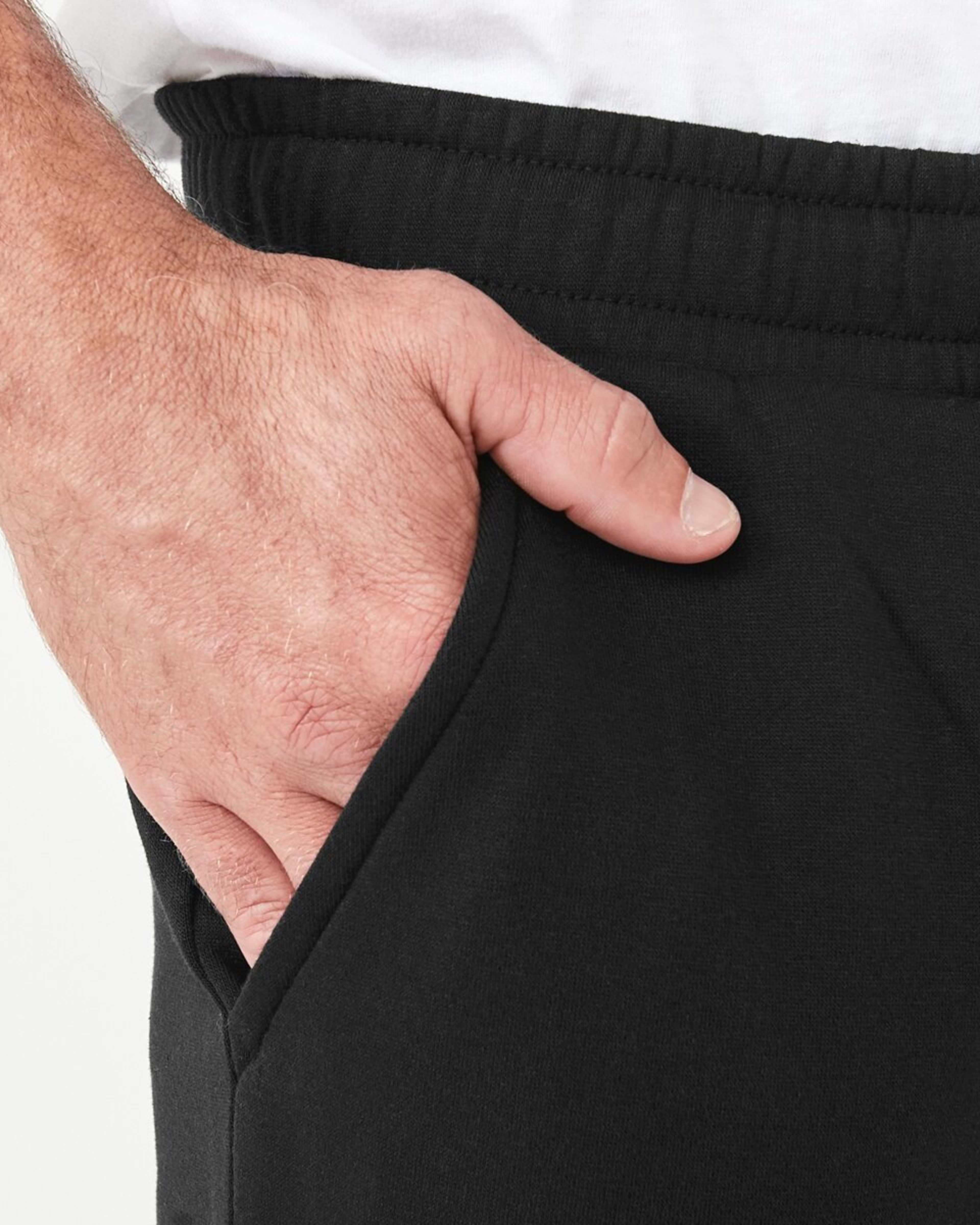 5 Open Leg Track Pants Black, 5 of 5