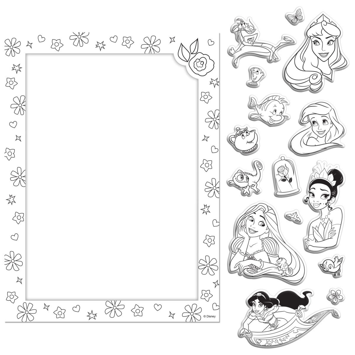 Kaleidoscope: Disney Princess Colour-Me Magnets Colouring Book - Kmart