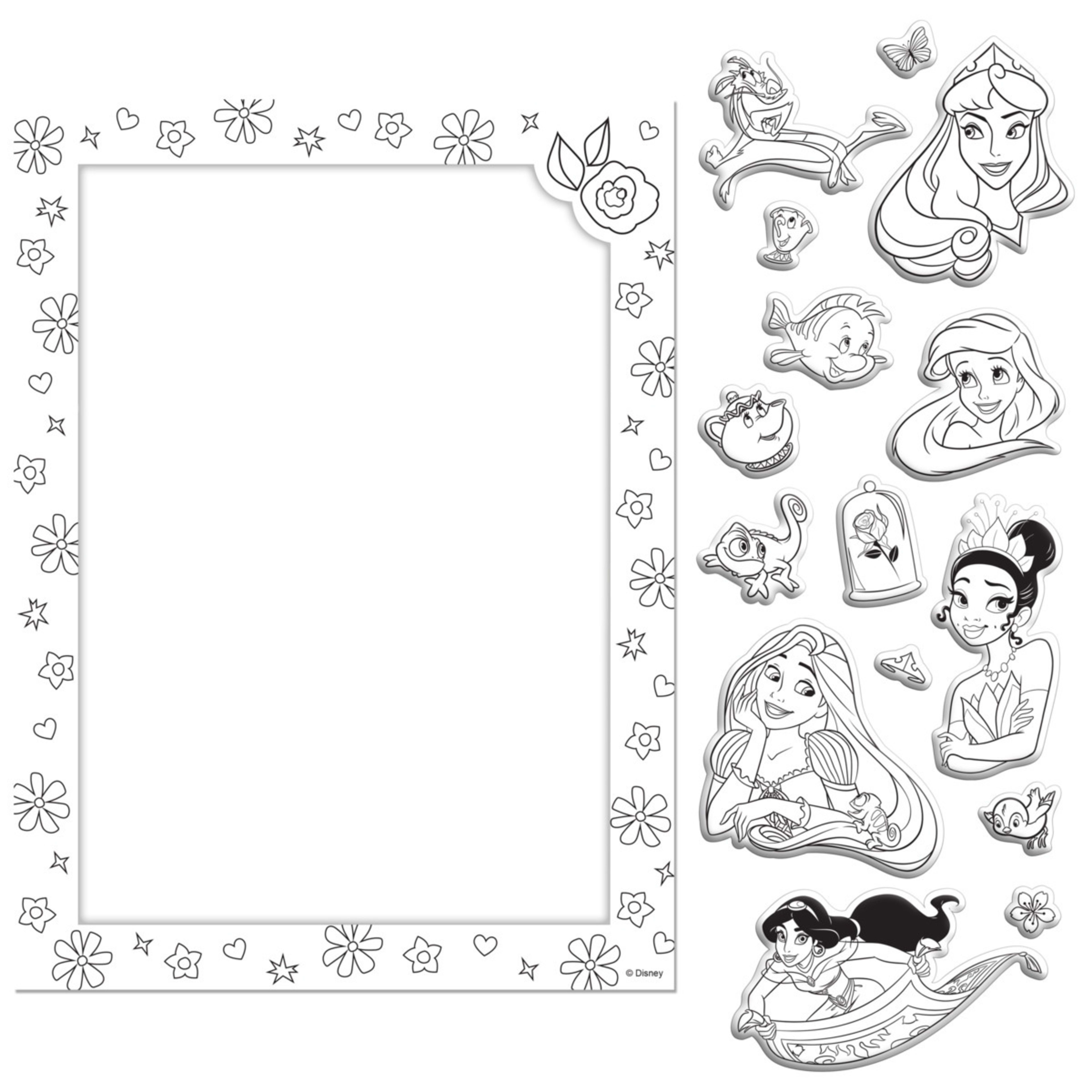 2 Kaleidoscope: Disney Princess Colour-Me Magnets Colouring Book, 2 of 6