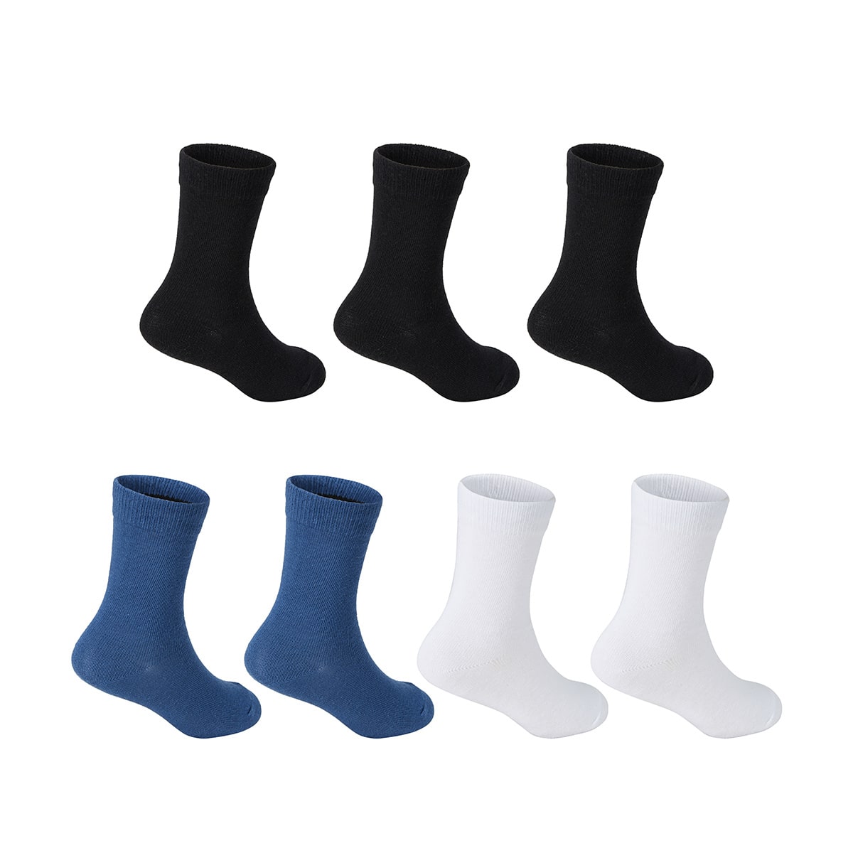 7 Pack Casual Crew Socks Kmart