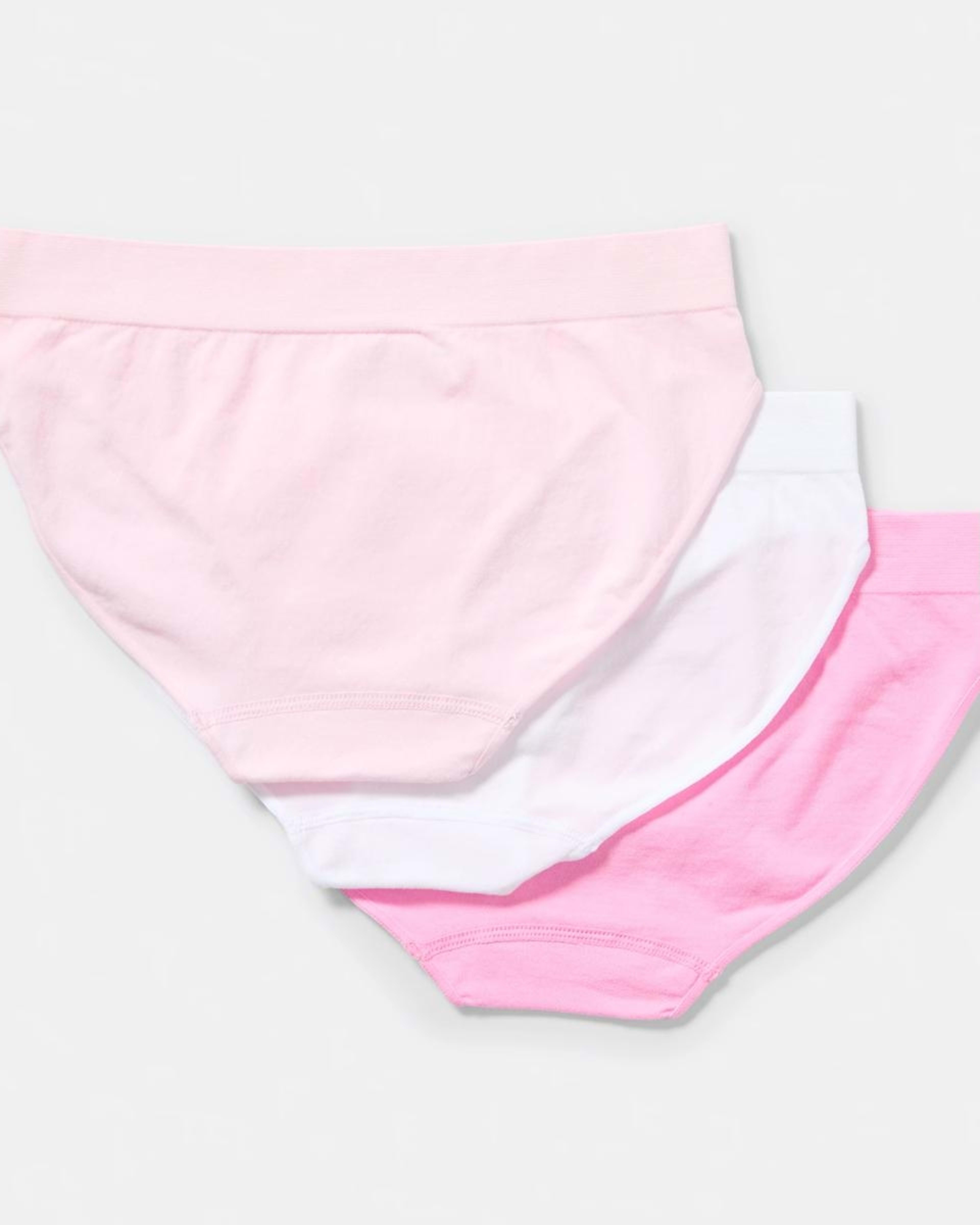 2 3 Pack Cotton Seamfree Briefs PINKS, 2 of 5