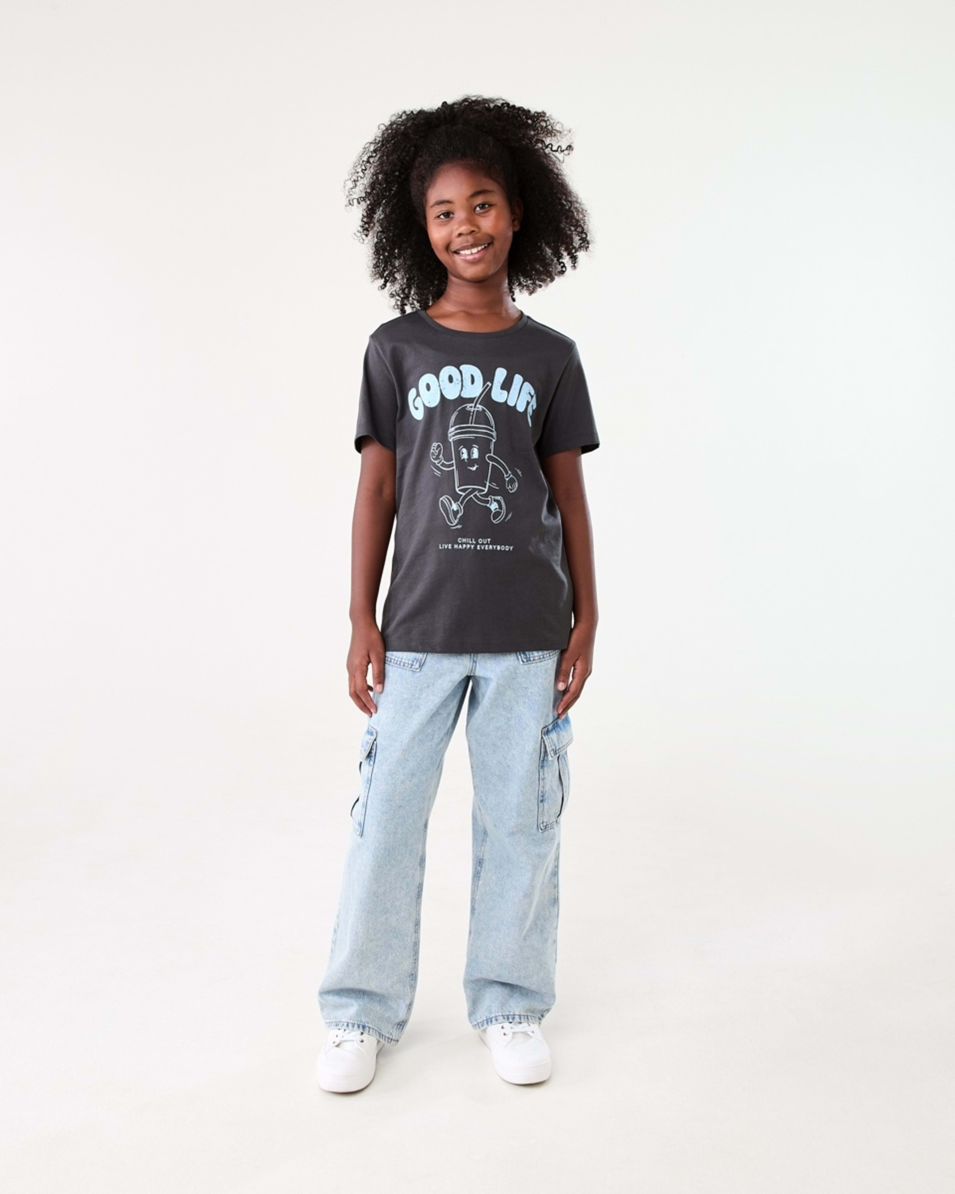 5 Short Sleeve Print T-shirt GOOD LIFE DRINK NINE IRON, 5 of 6