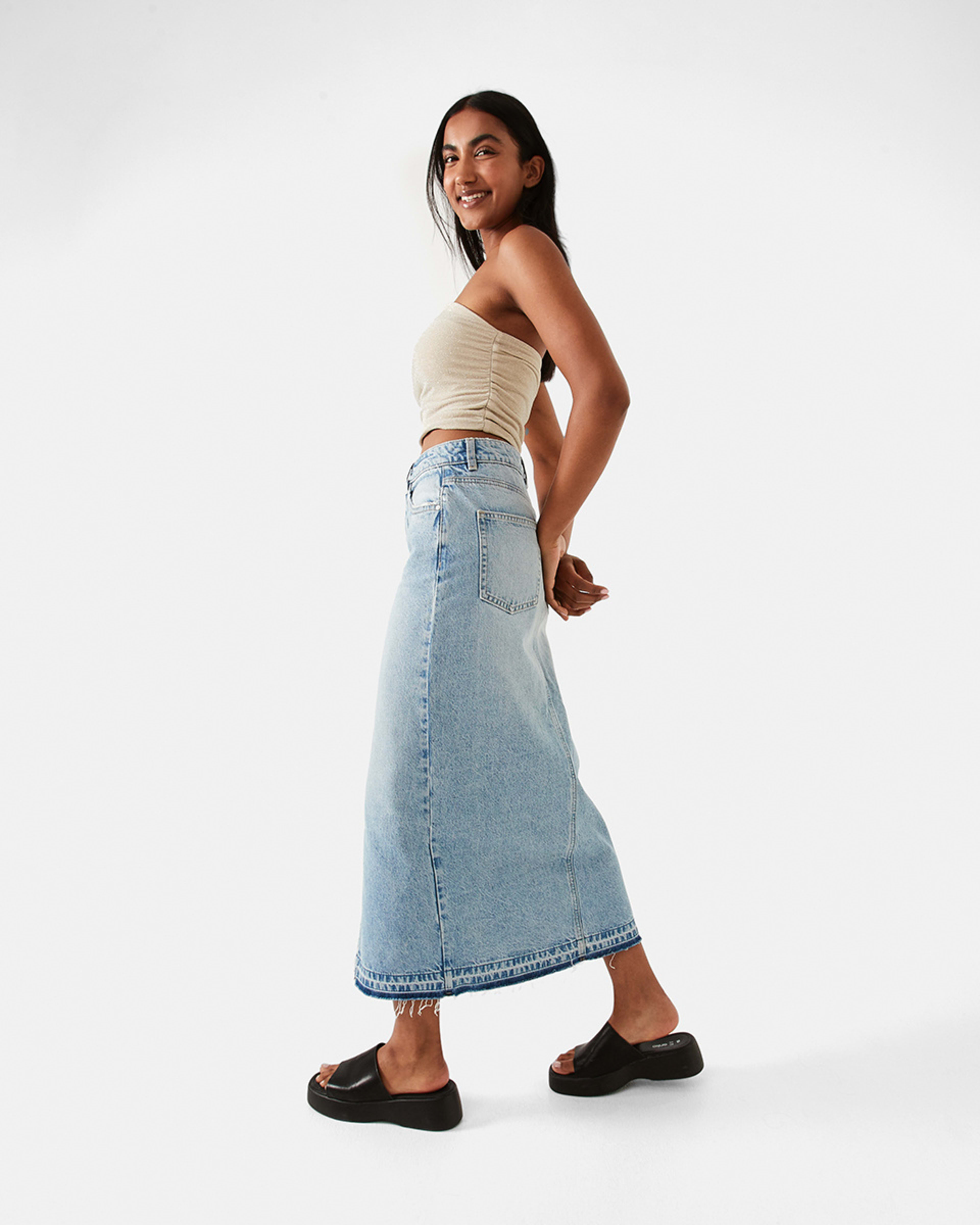 Denim Maxi Skirt Kmart