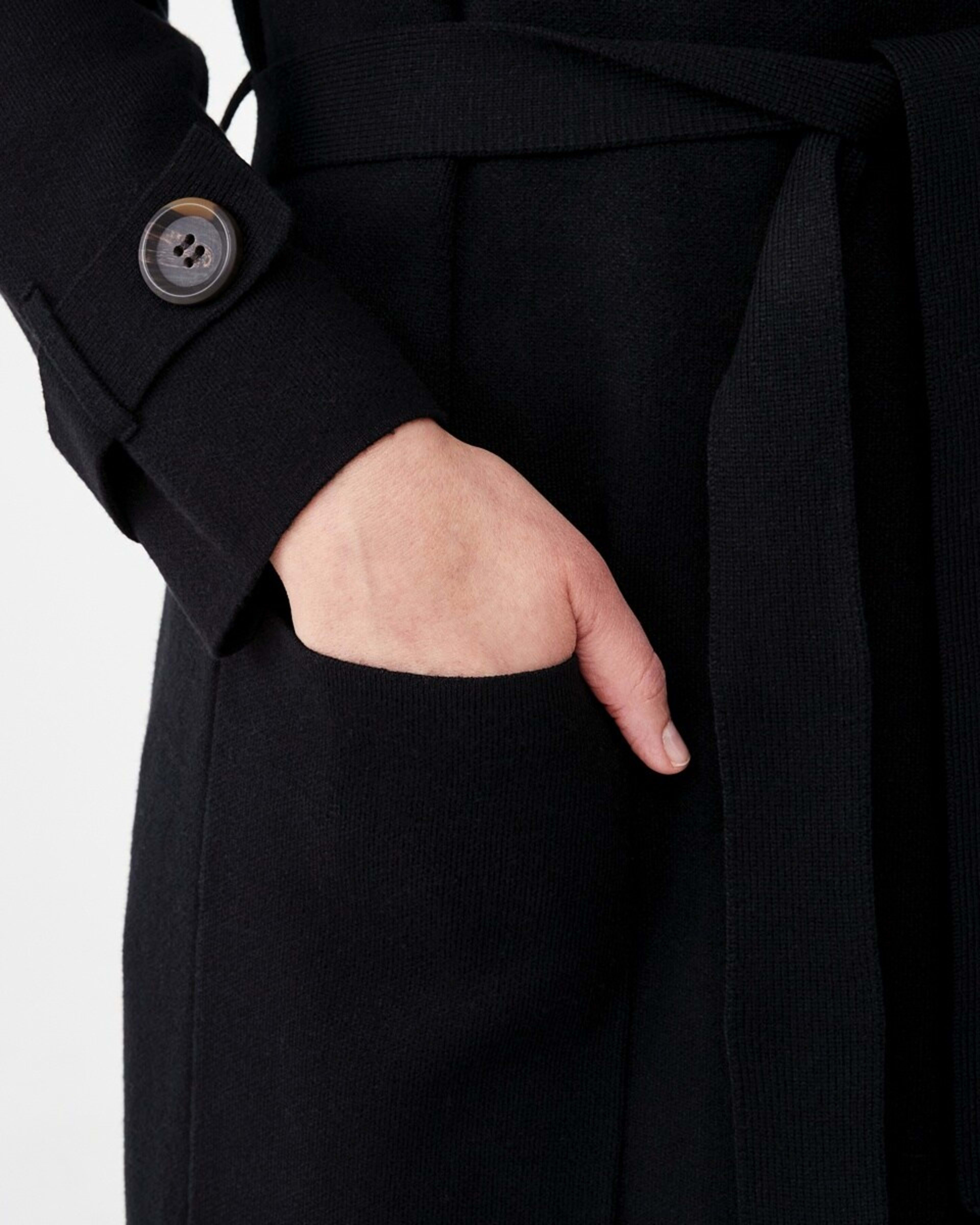 7 Trench Coatigan Black, 7 of 8