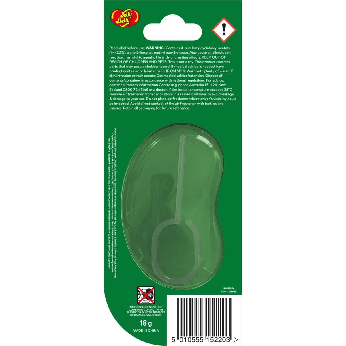 Jelly Belly Air Freshener Green Apple Kmart