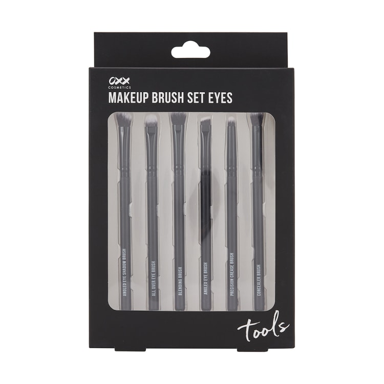 OXX Cosmetics Eyes Makeup Brush Set Black Kmart