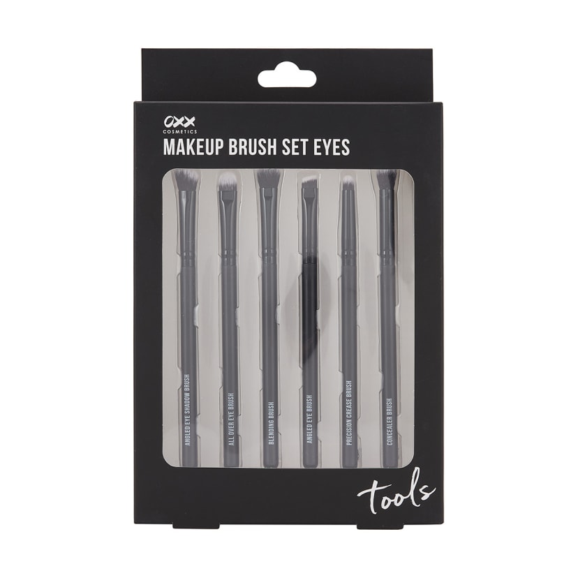 OXX Cosmetics Eyes Makeup Brush Set Black Kmart