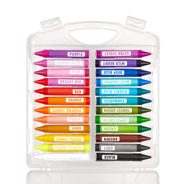 24 Piece Crayon Case Kmart