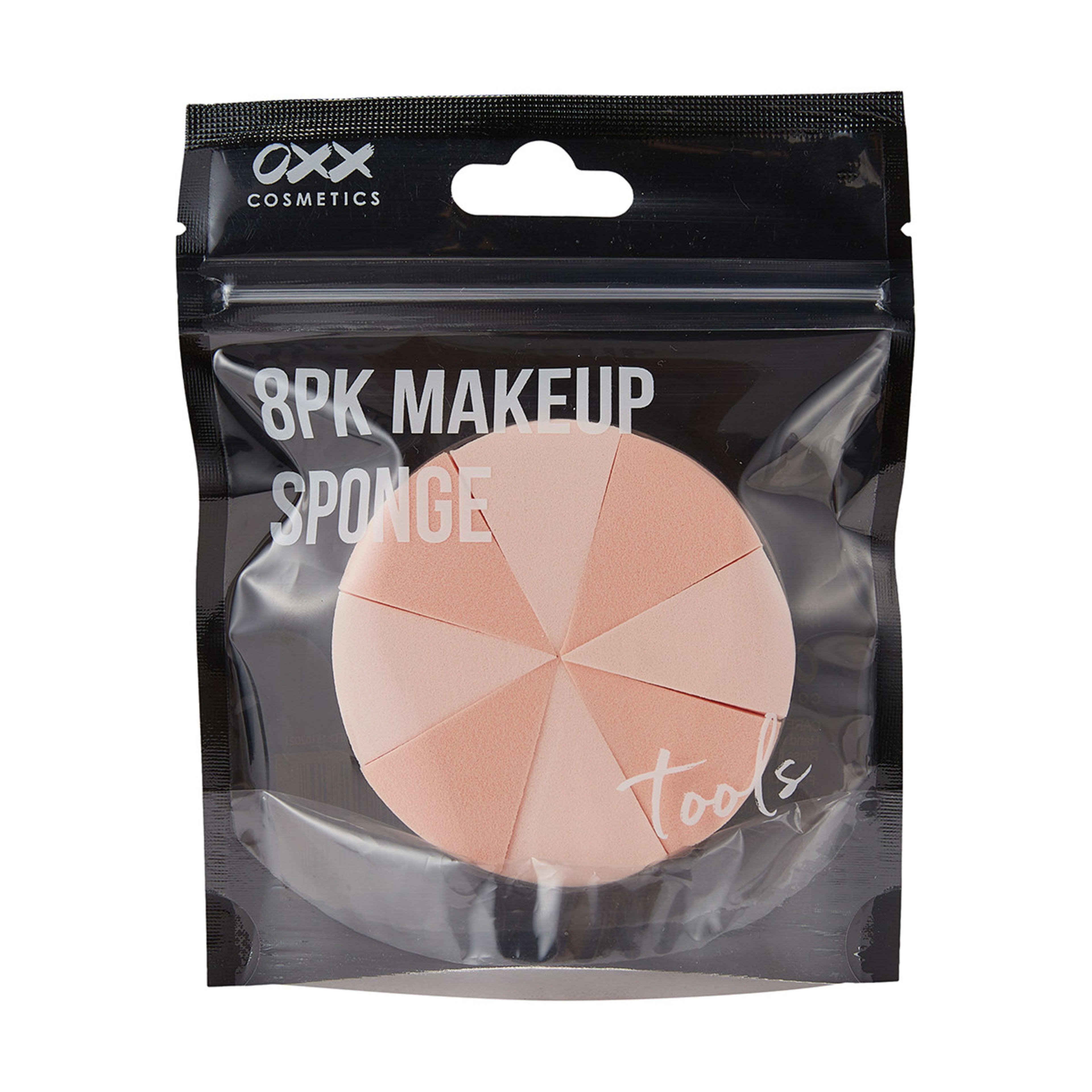 OXX Cosmetics 8 Pack Makeup Sponge Orange Kmart NZ