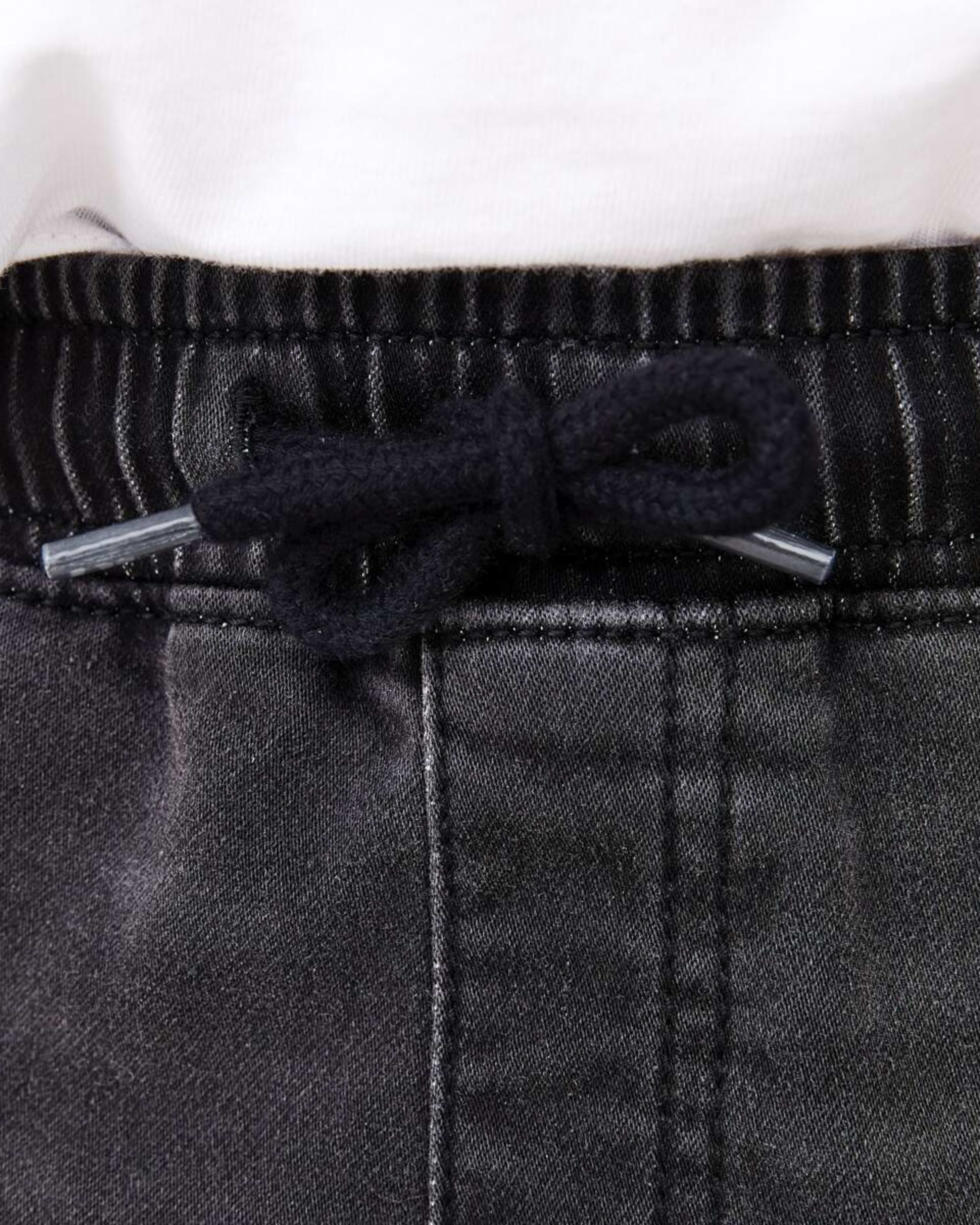 3 Denim Cargo Pants BLACK WASH, 3 of 9