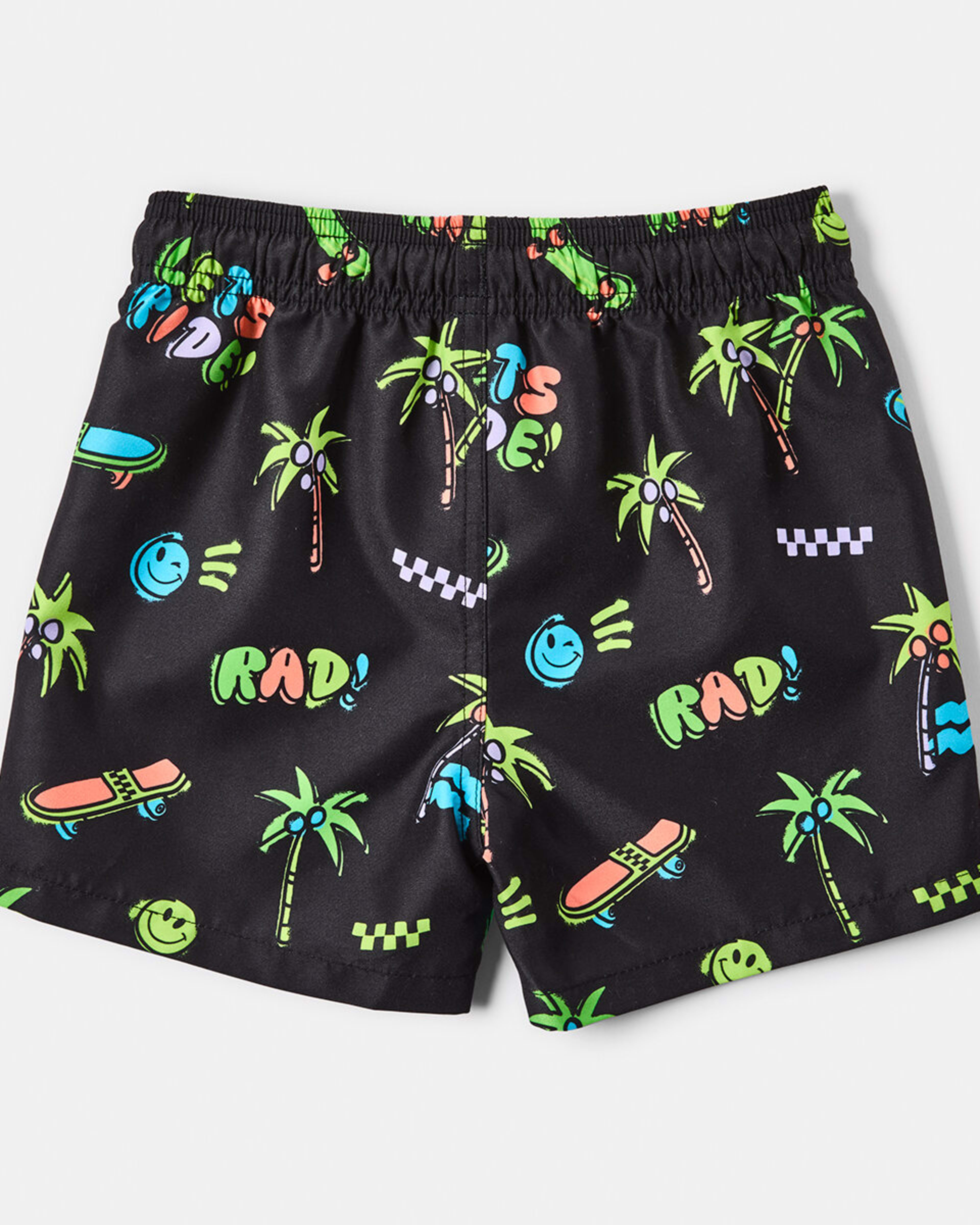 7 Printed Boardshorts Blk Skate, 7 of 8