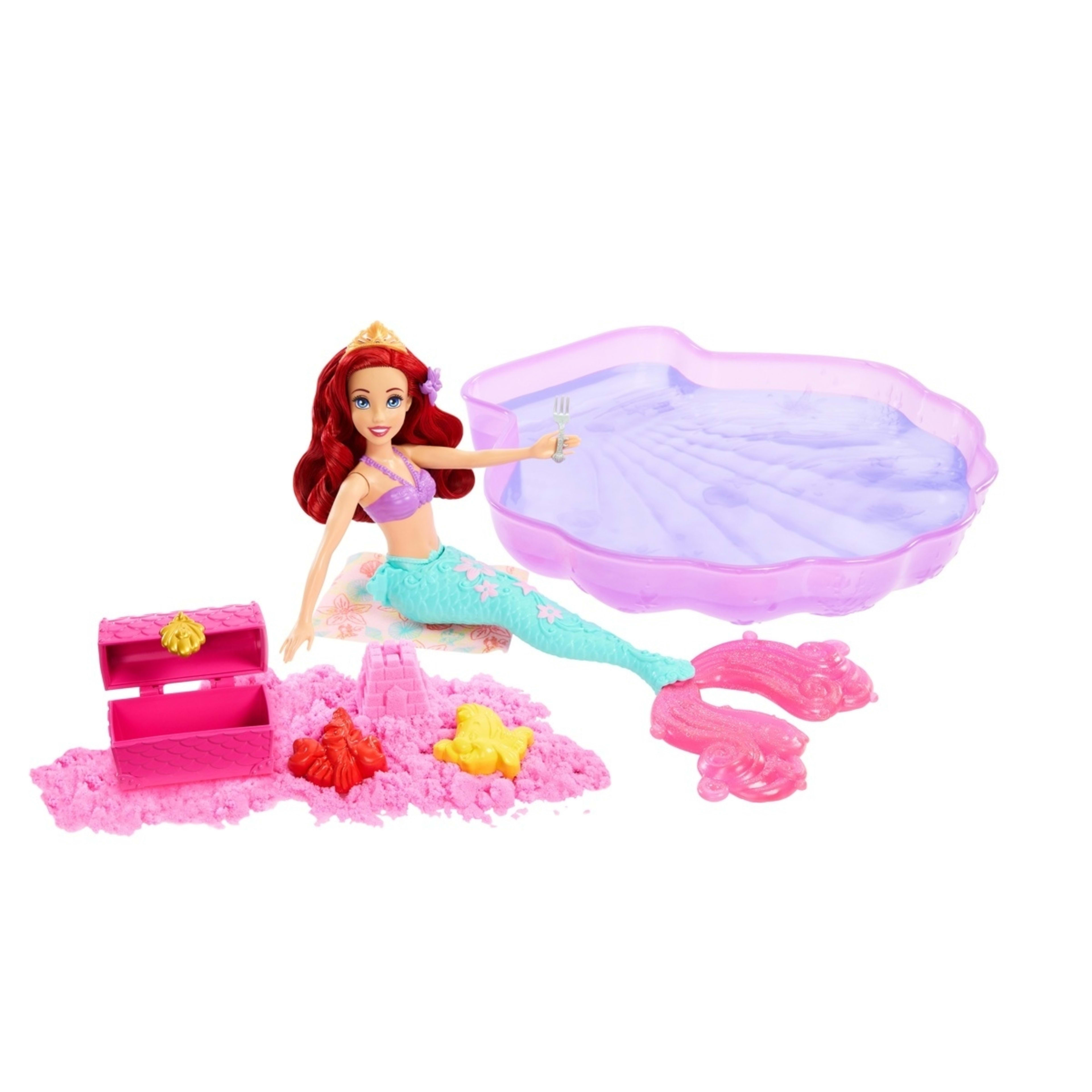 2 Disney Princess Swim & Sand Ariel Fashion Doll, 2 of 5