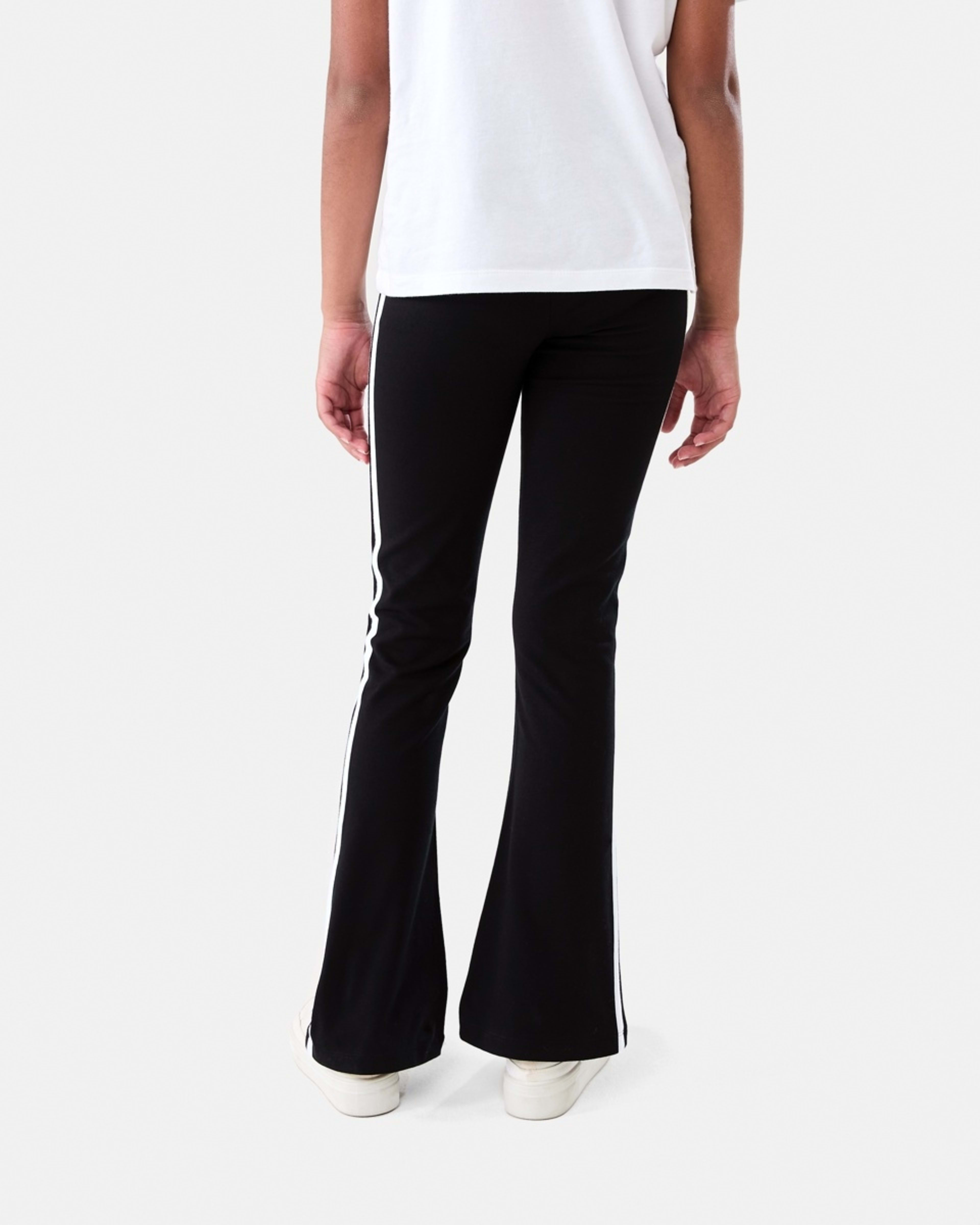 2 Side Stripe Flare Leggings BLACK, 2 of 6