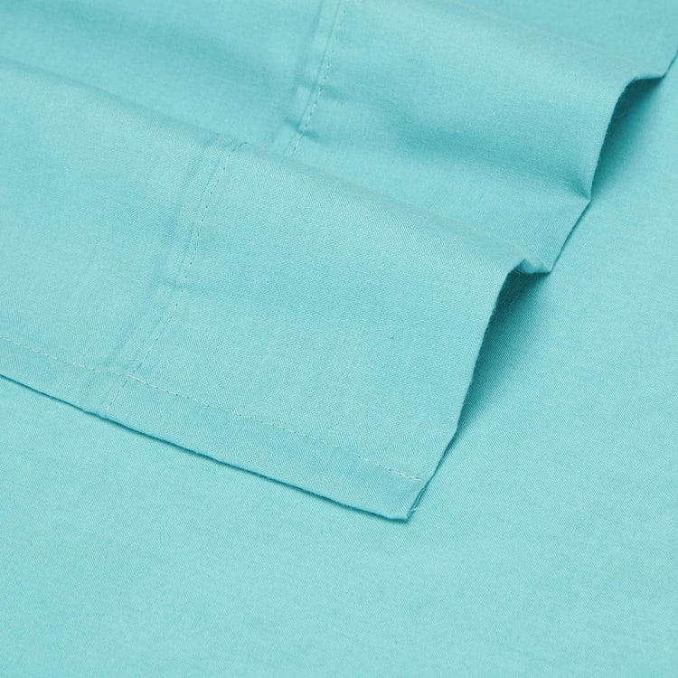 180 Thread Count Sheet Set King Single Bed, Aqua Kmart