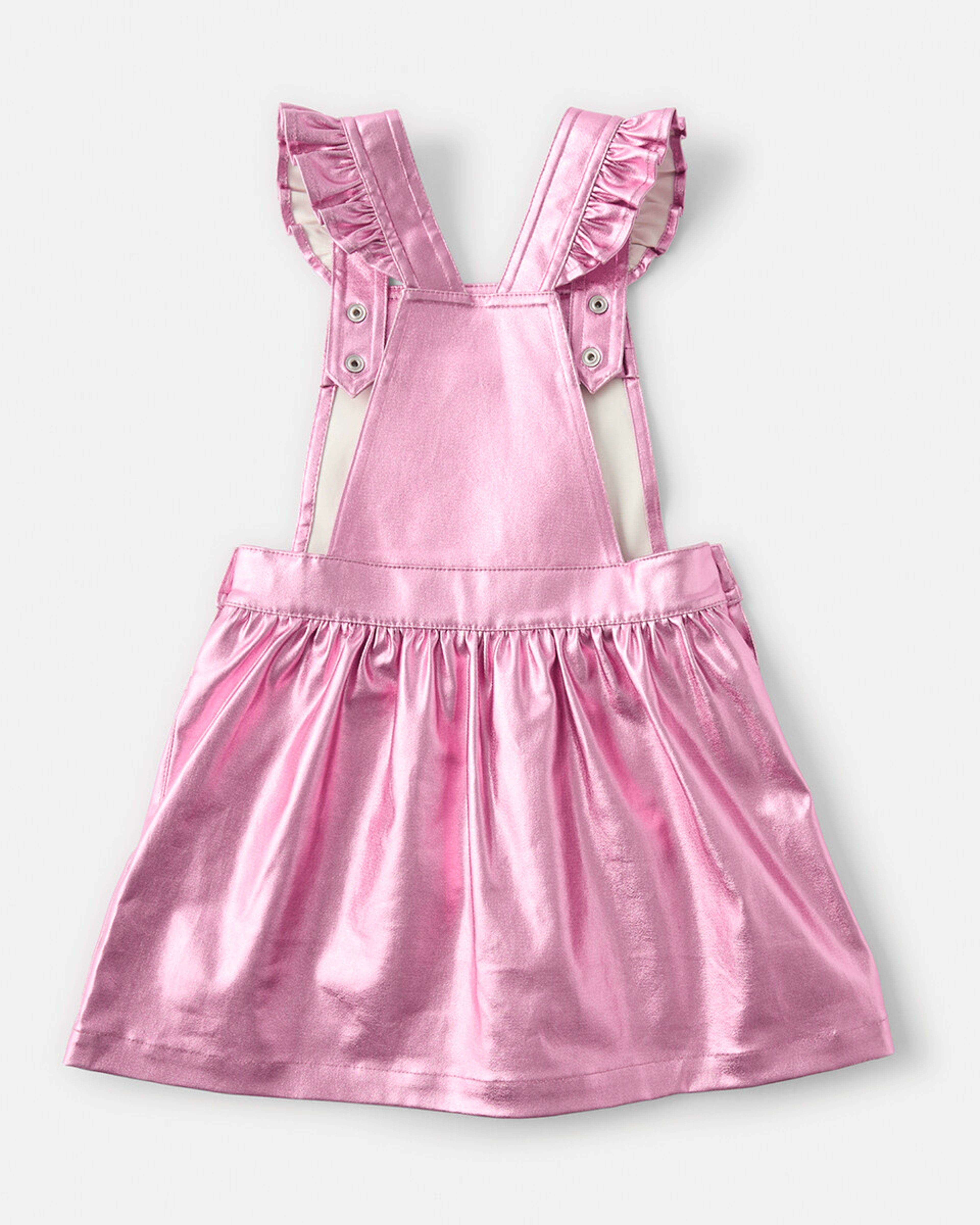 10 Pinafore Dress Pnk Foil S, 10 of 10