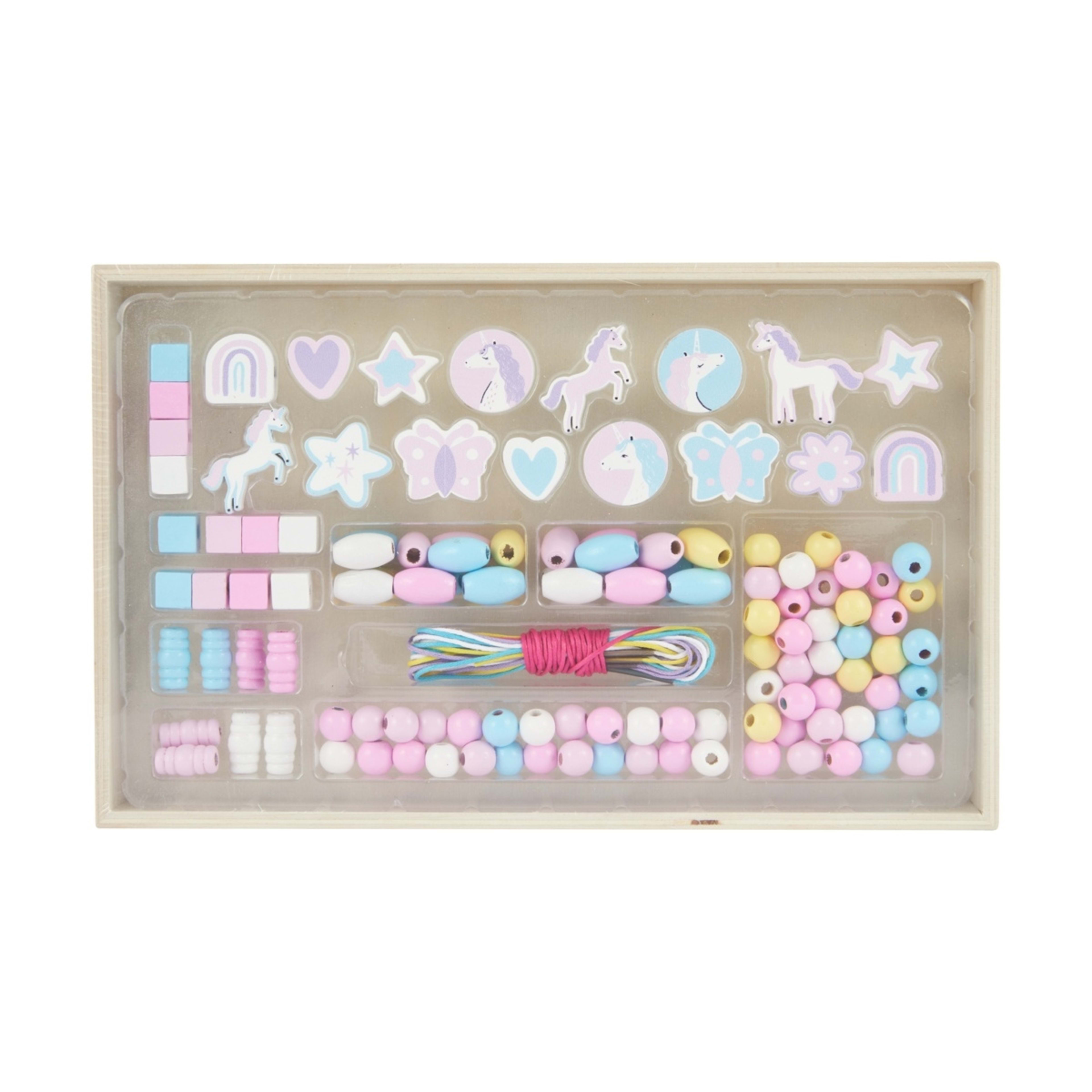 1 Unicorn Wooden Bead Set, 1 of 10