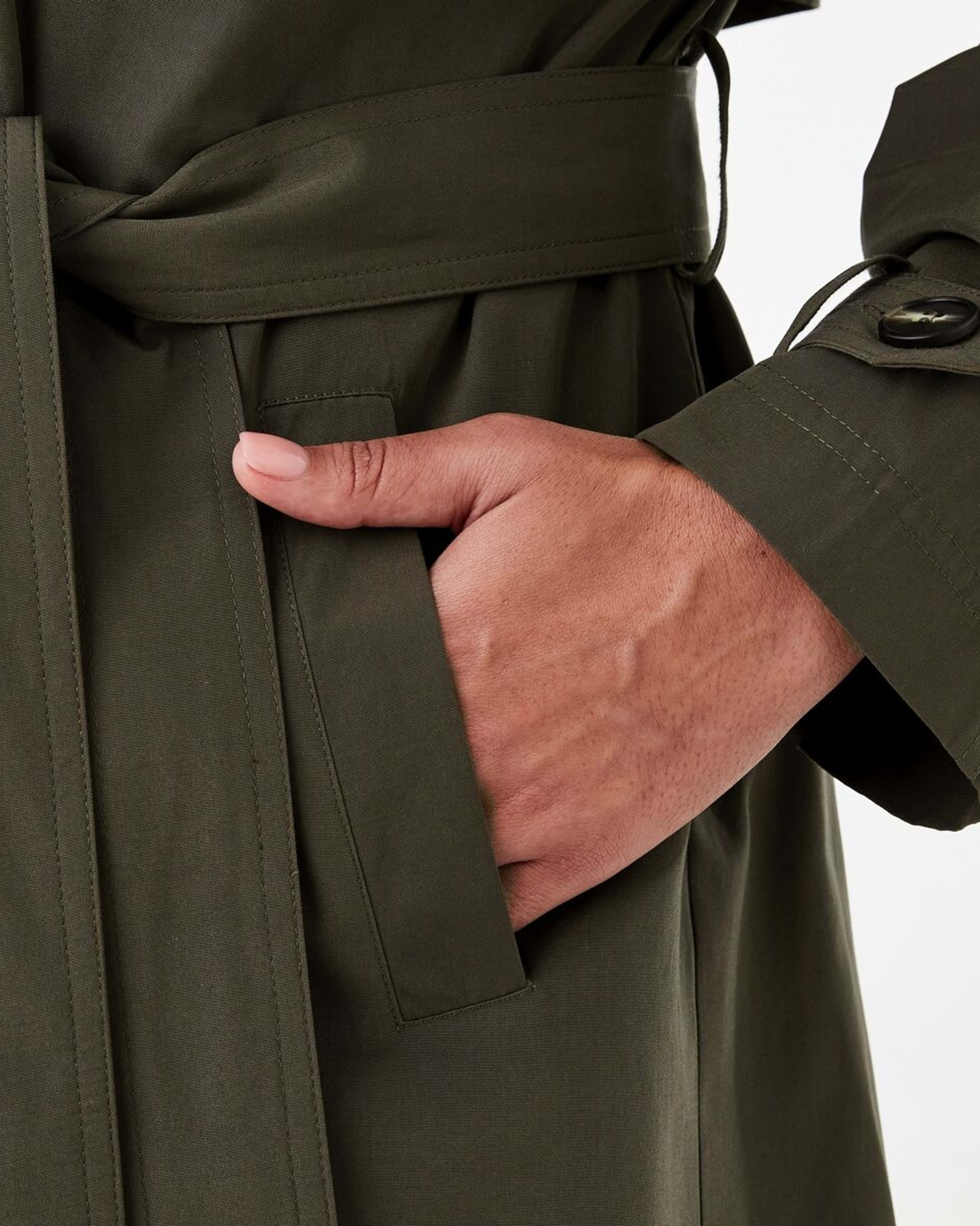8 Longline Trench Grn Olive, 8 of 9