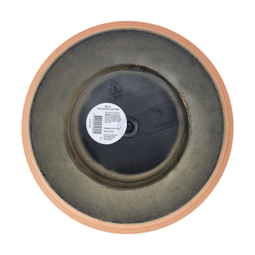 35cm Terracotta Look Pot Kmart