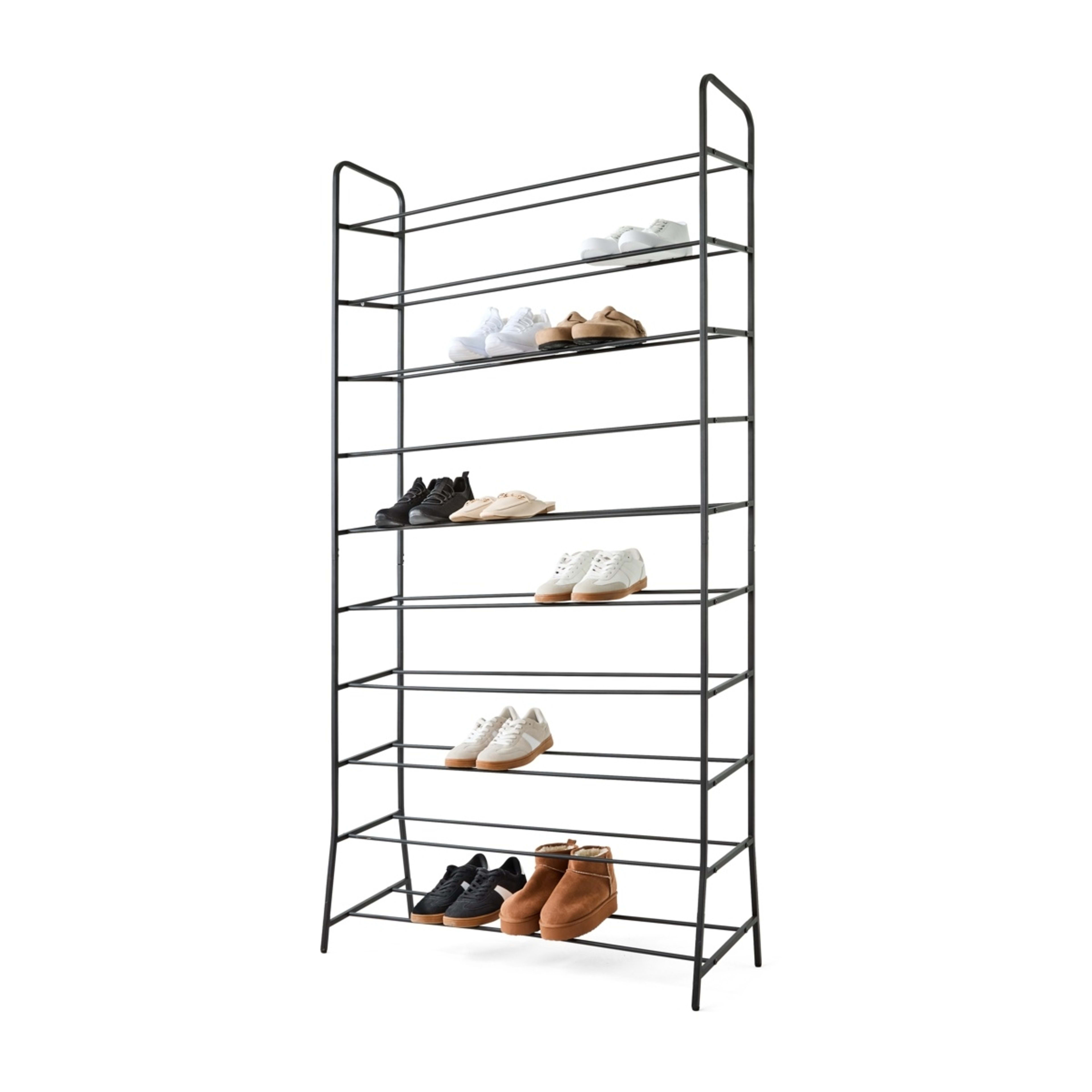 1 10 Tier Metal Shoe Rack