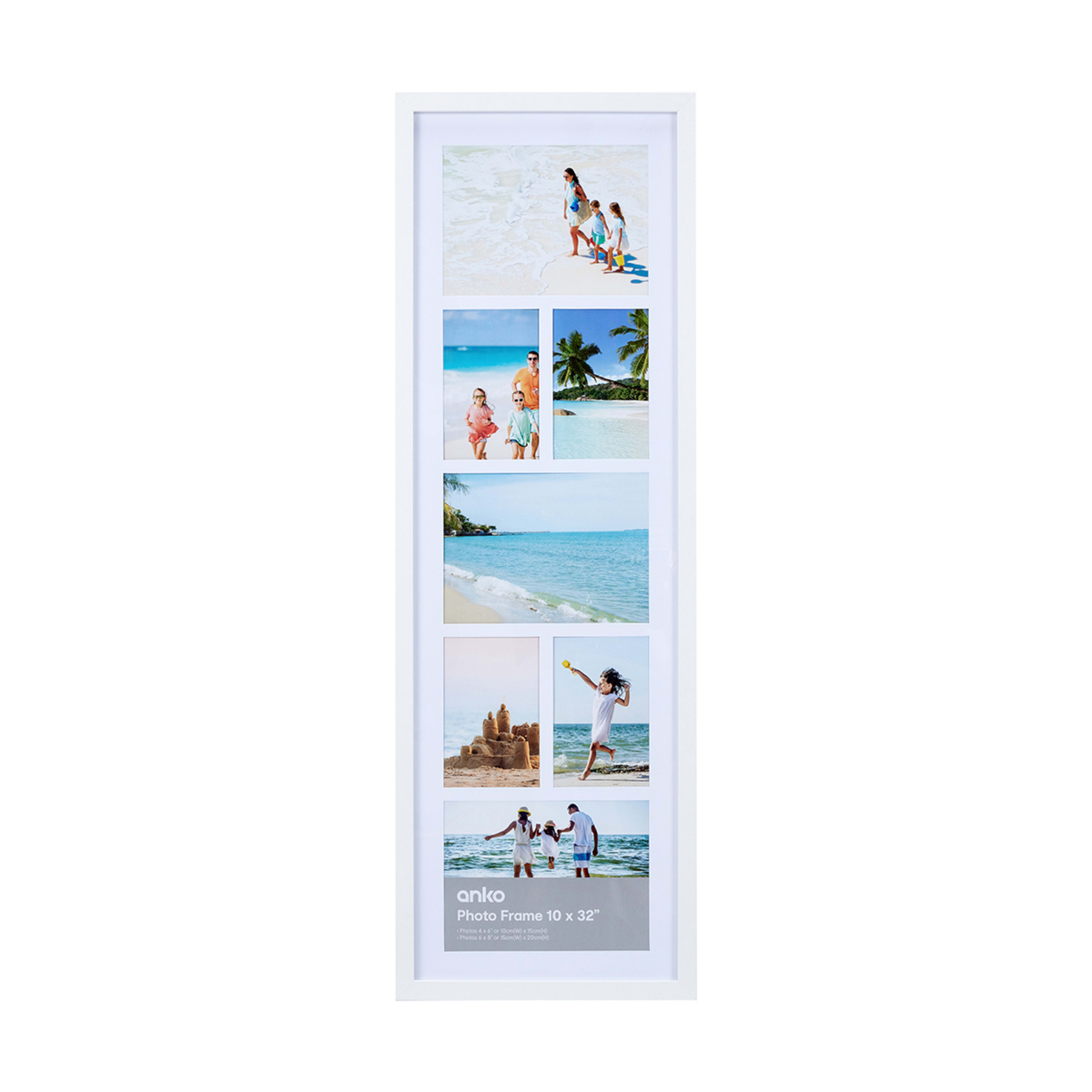 Eden Collage Frame 10in. x 32in. White Kmart