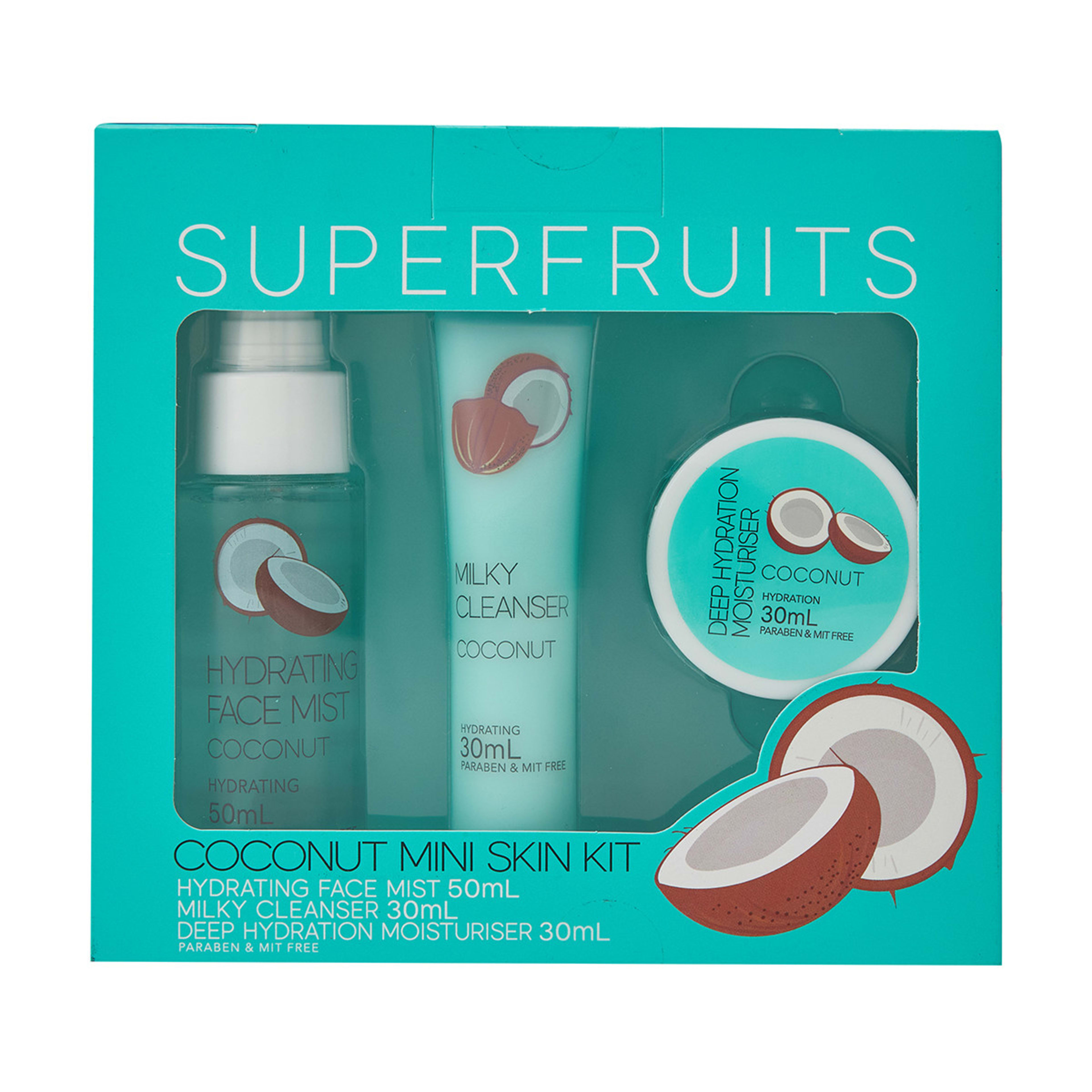 Superfruits Mini Skin Kit Coconut Kmart