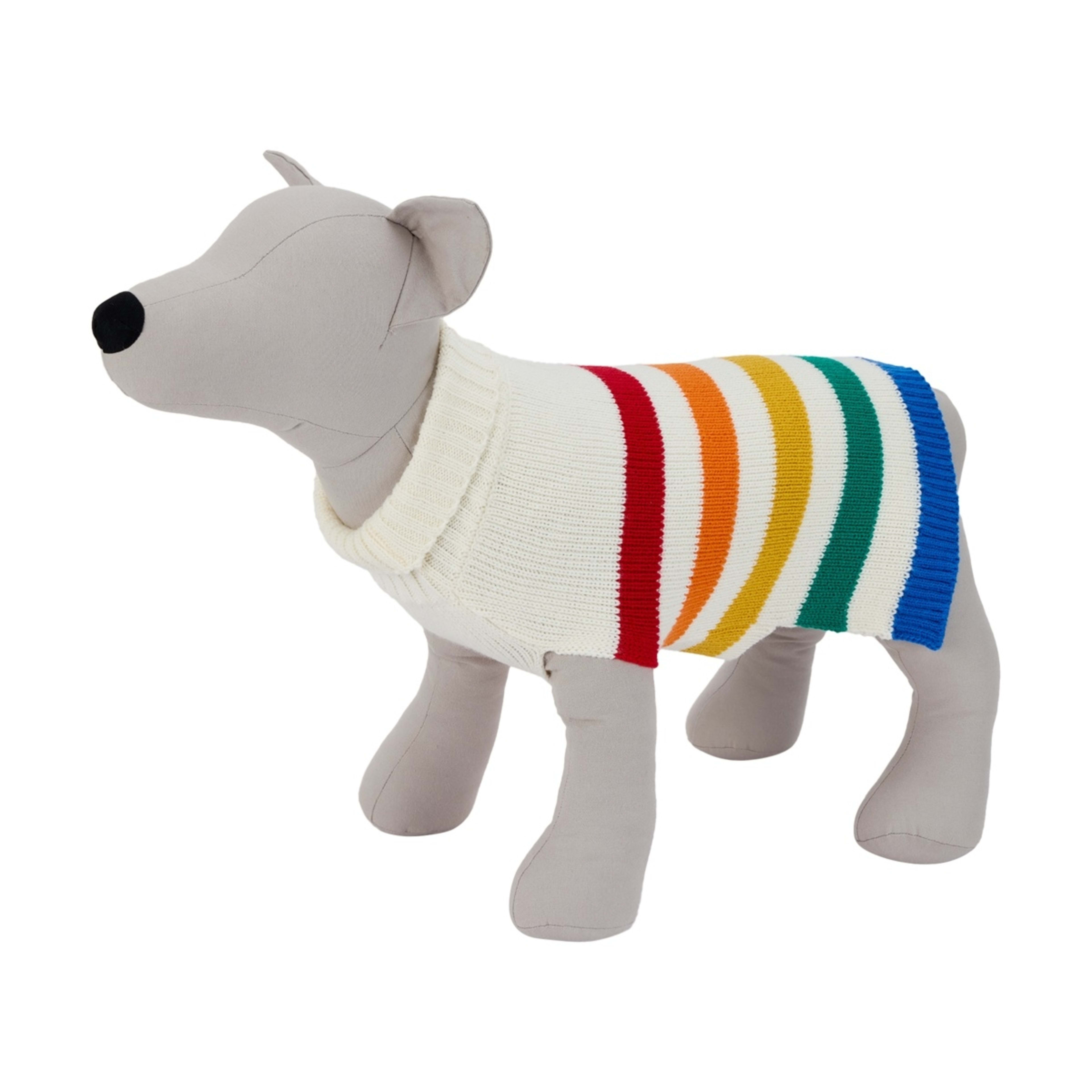 2 Pet Rainbow Knit Jumper - Small, 2 of 10