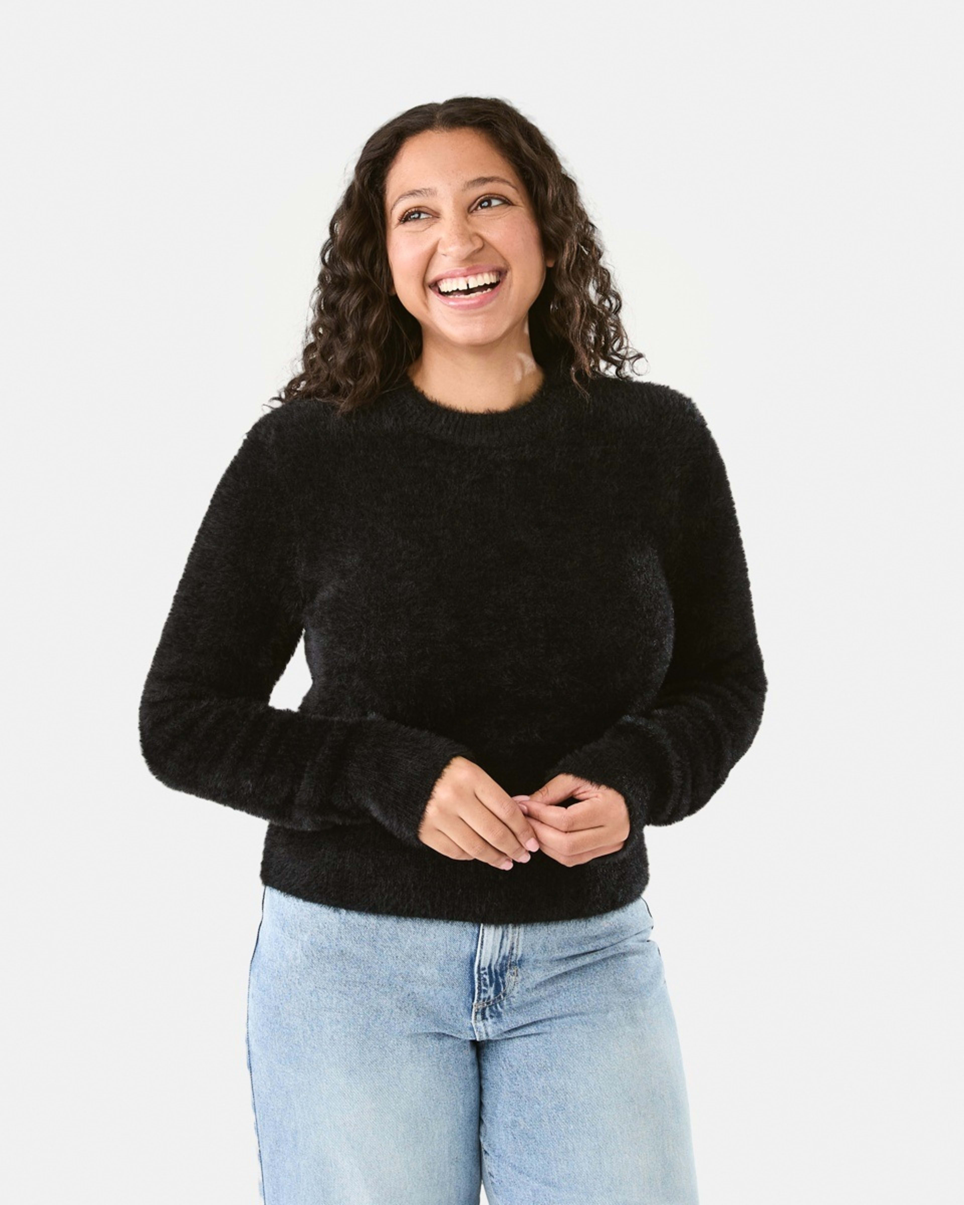 1 Eyelash Jumper Black, 1 of 6