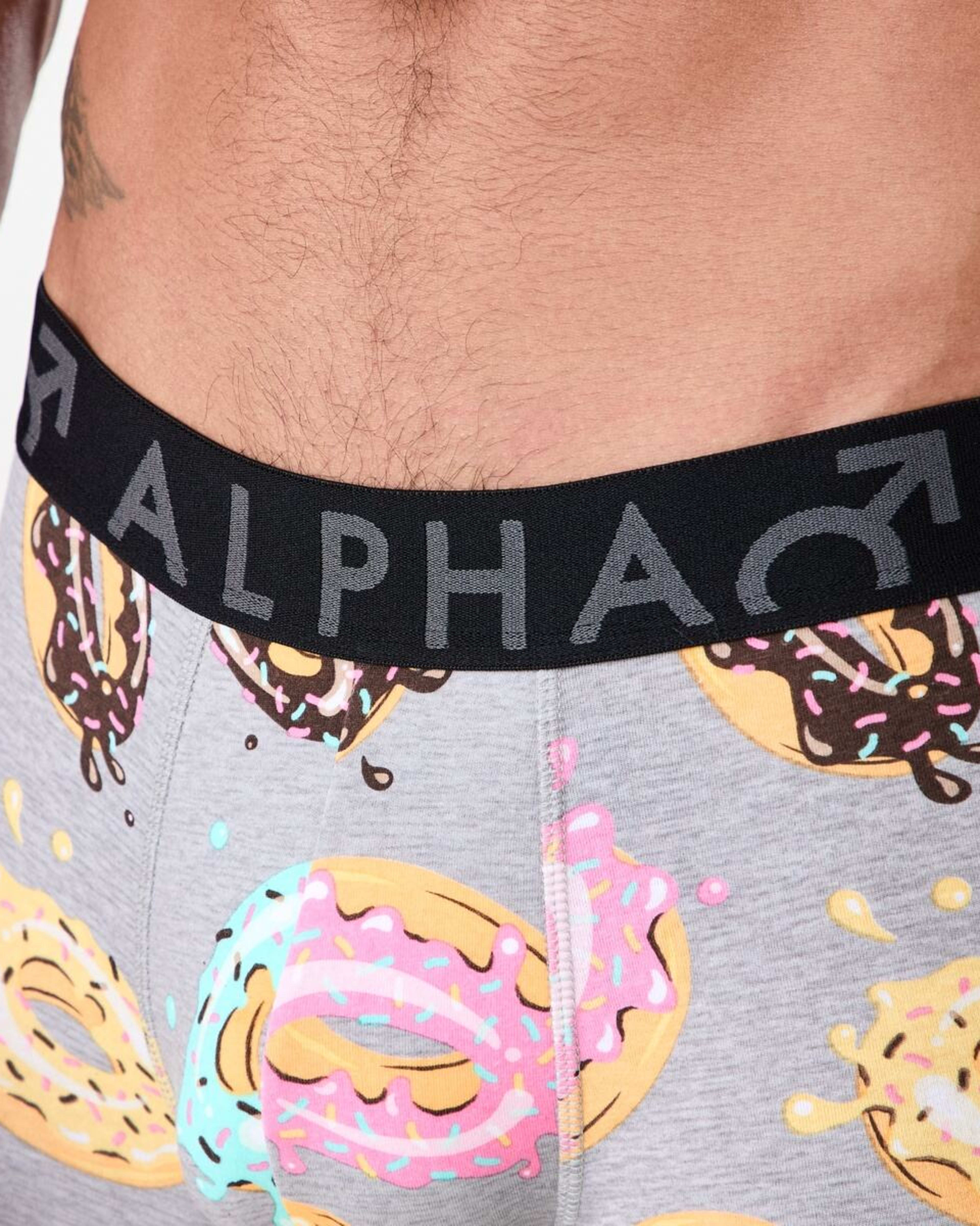 7 3 Pack Print Plain Trunks DONUT SPLATTER, 7 of 7
